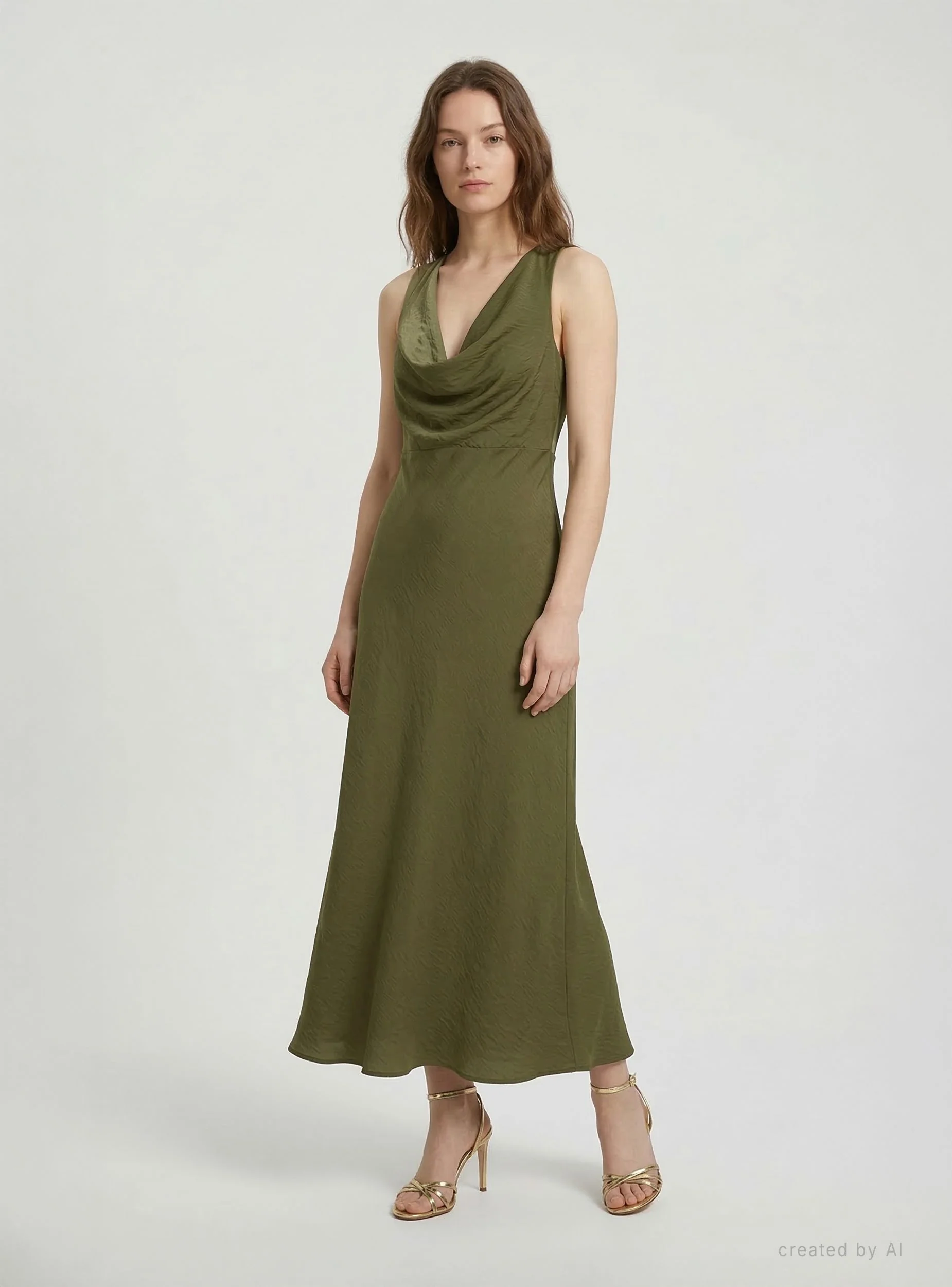Abito elegante con scollo morbido - Image 2