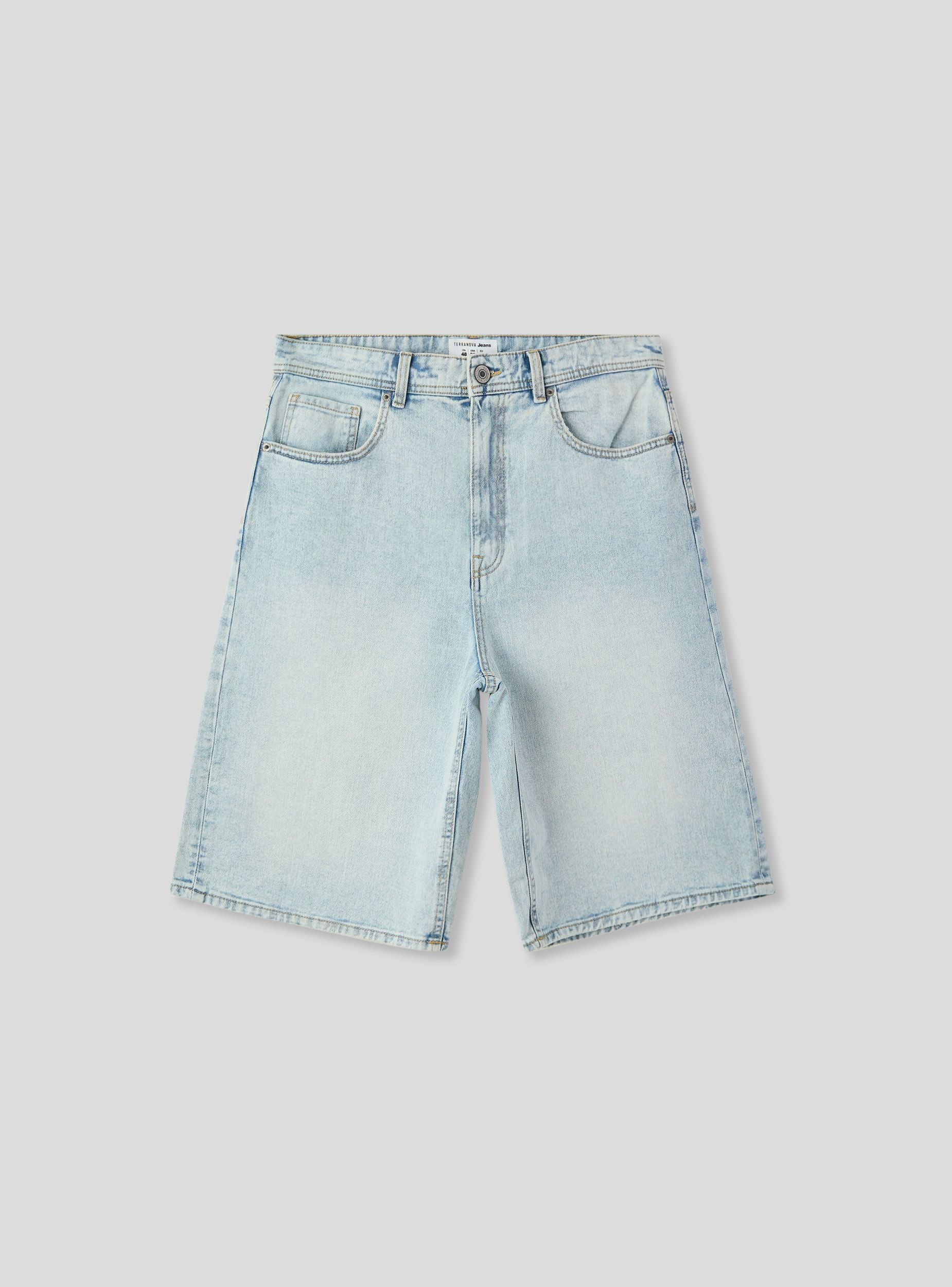 Bermuda baggy in denim - Image 5