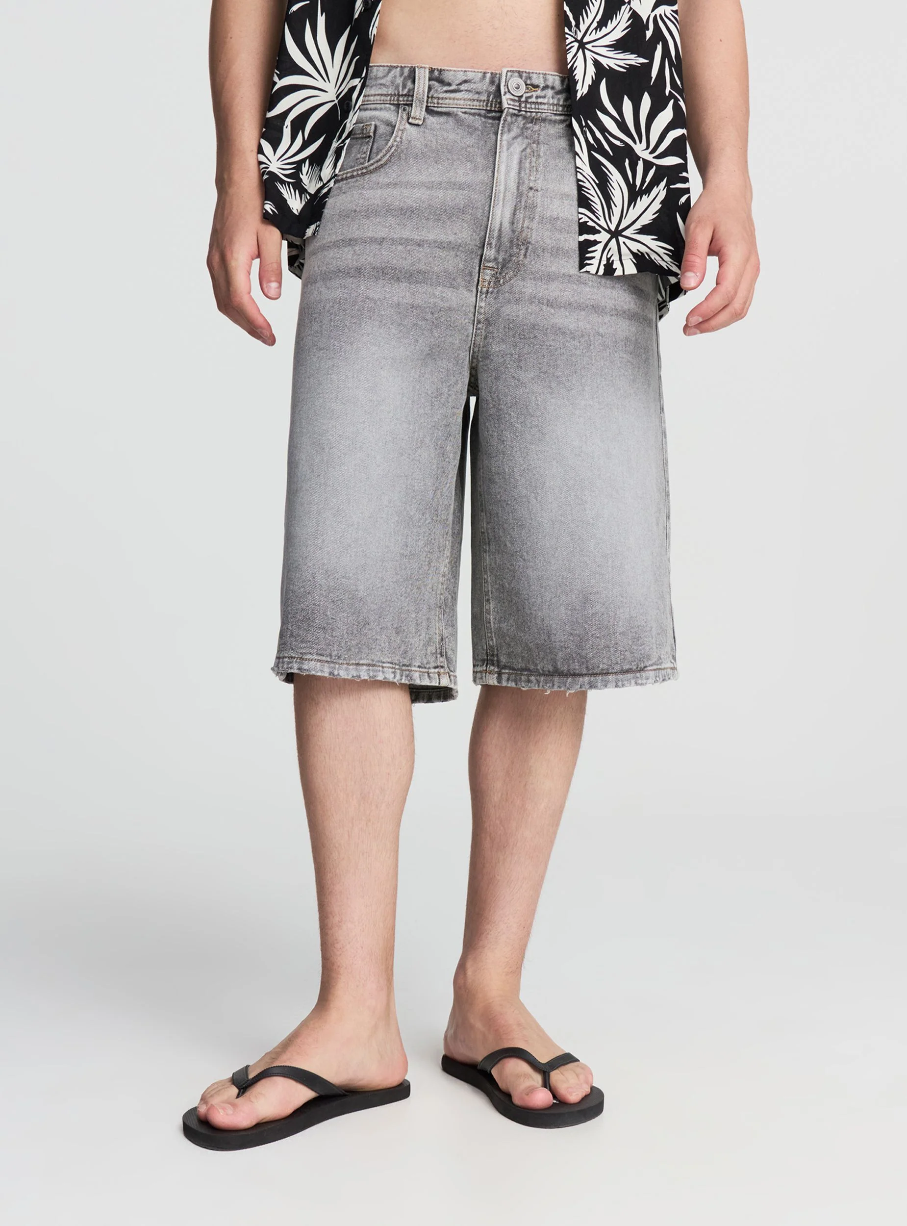 Bermuda baggy in denim - Image 3