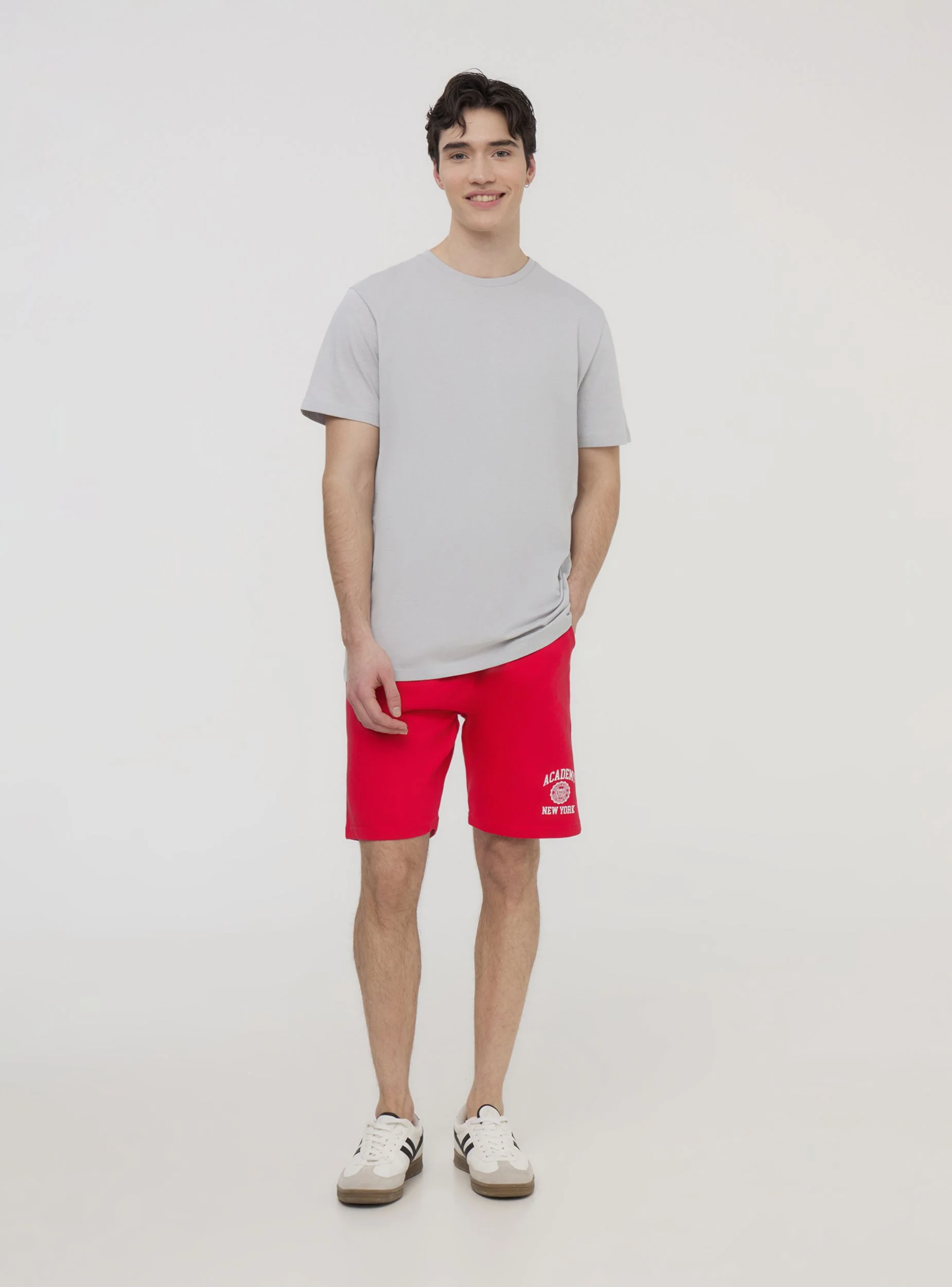 Bermuda con coulisse e stampa