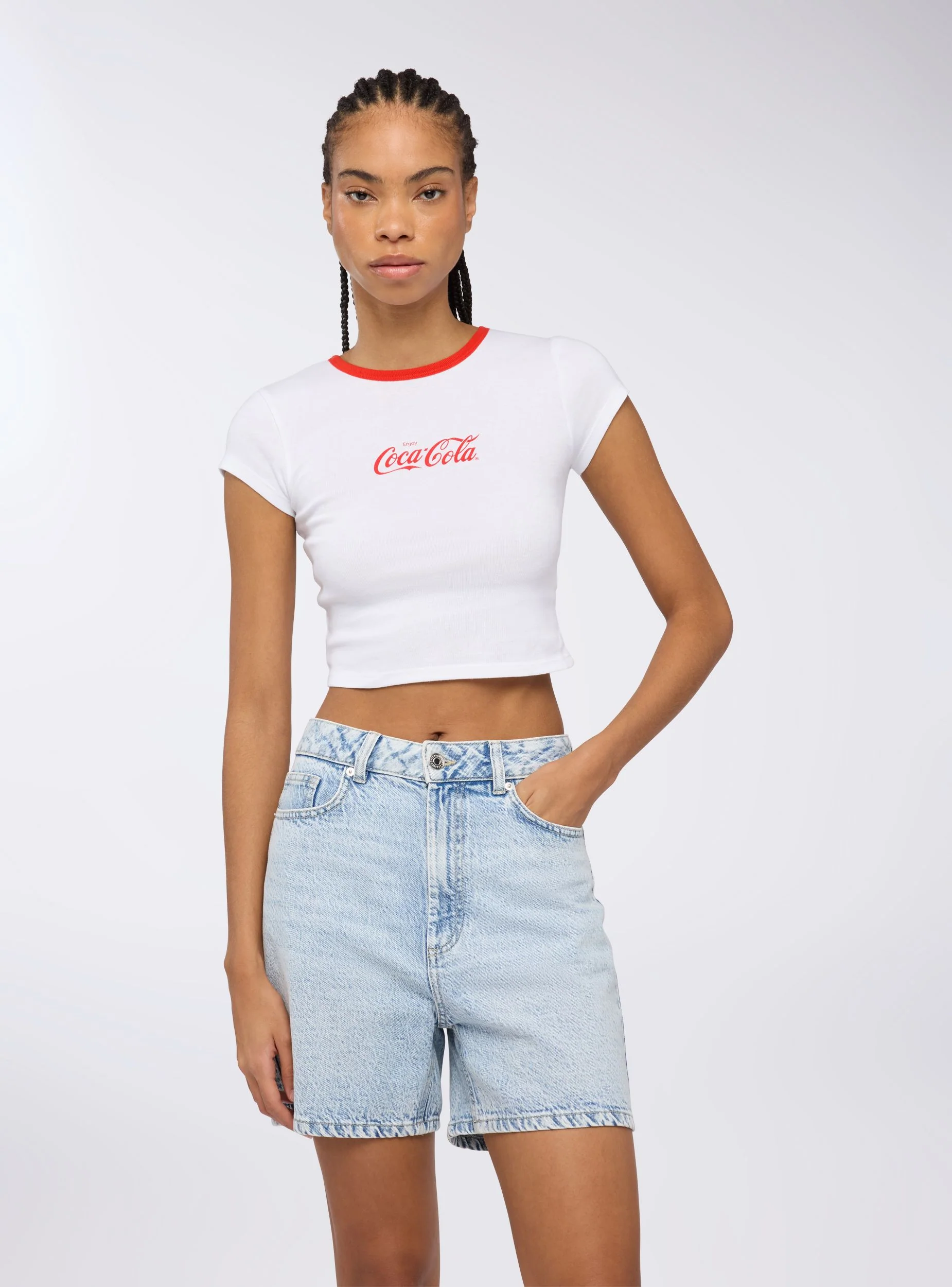 Bermuda in denim chiaro - Image 2