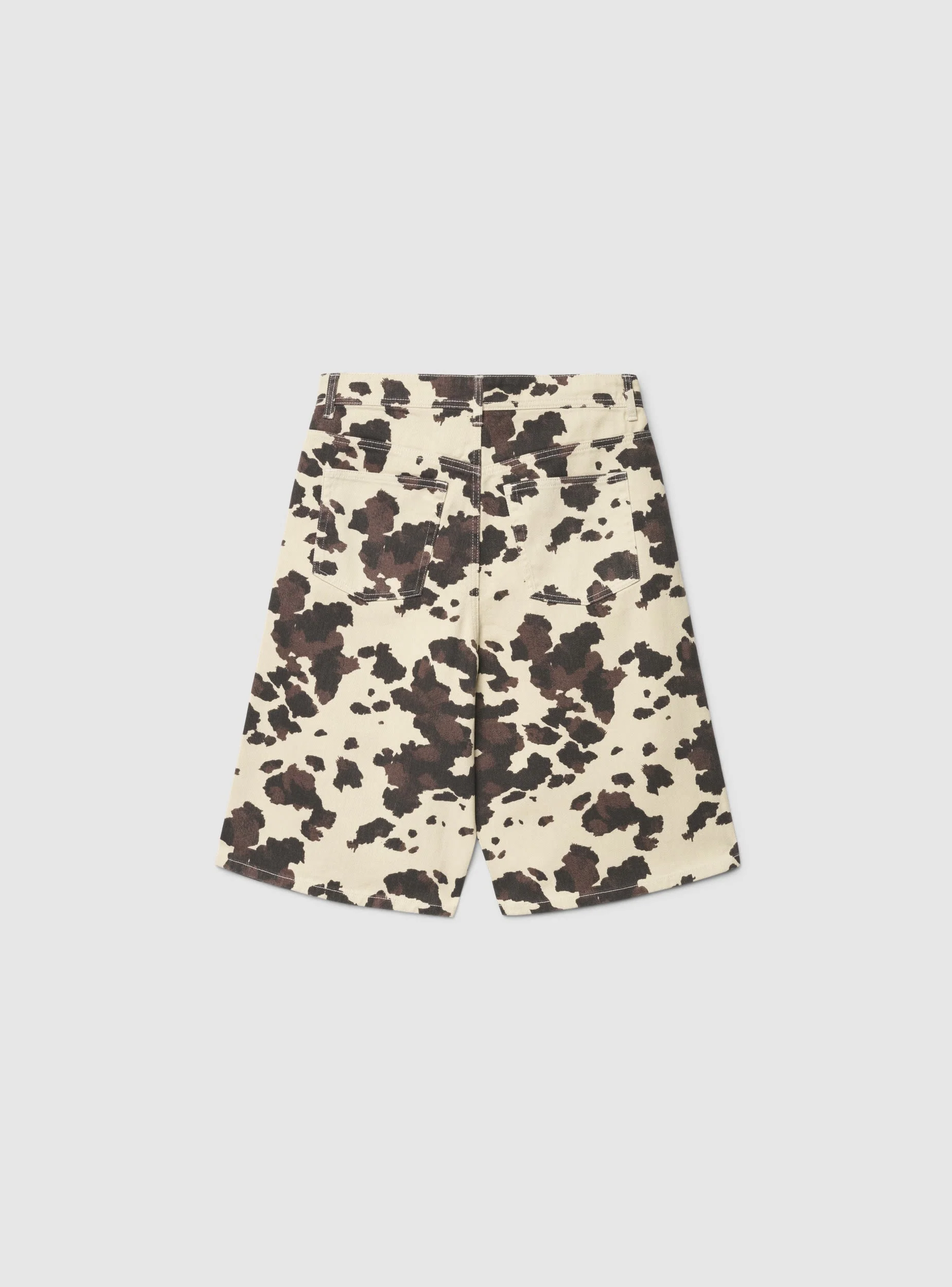 Bermuda jorts con stampa muccata - Image 6
