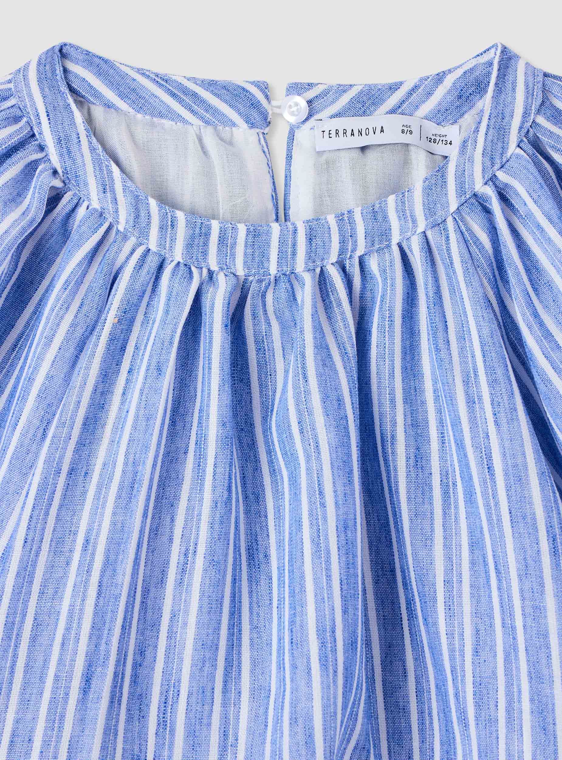 Blusa a righe con maniche a palloncino - Image 5