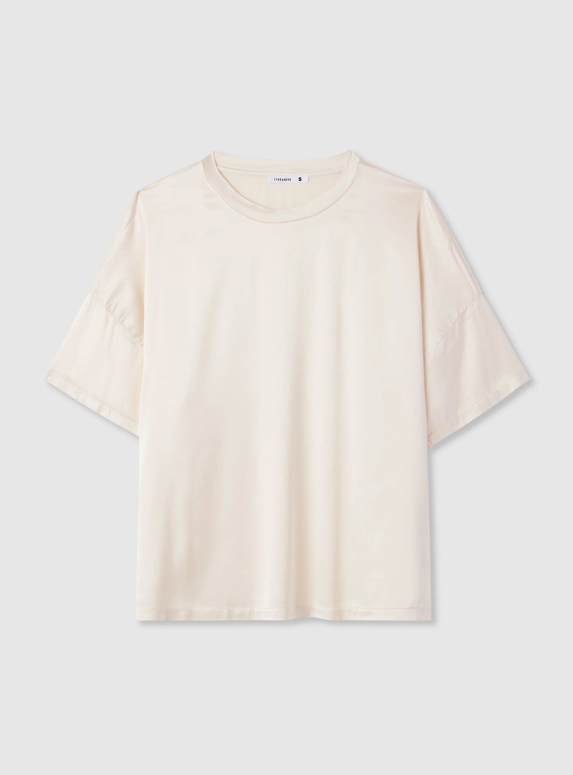 Blusa ampia in satin
