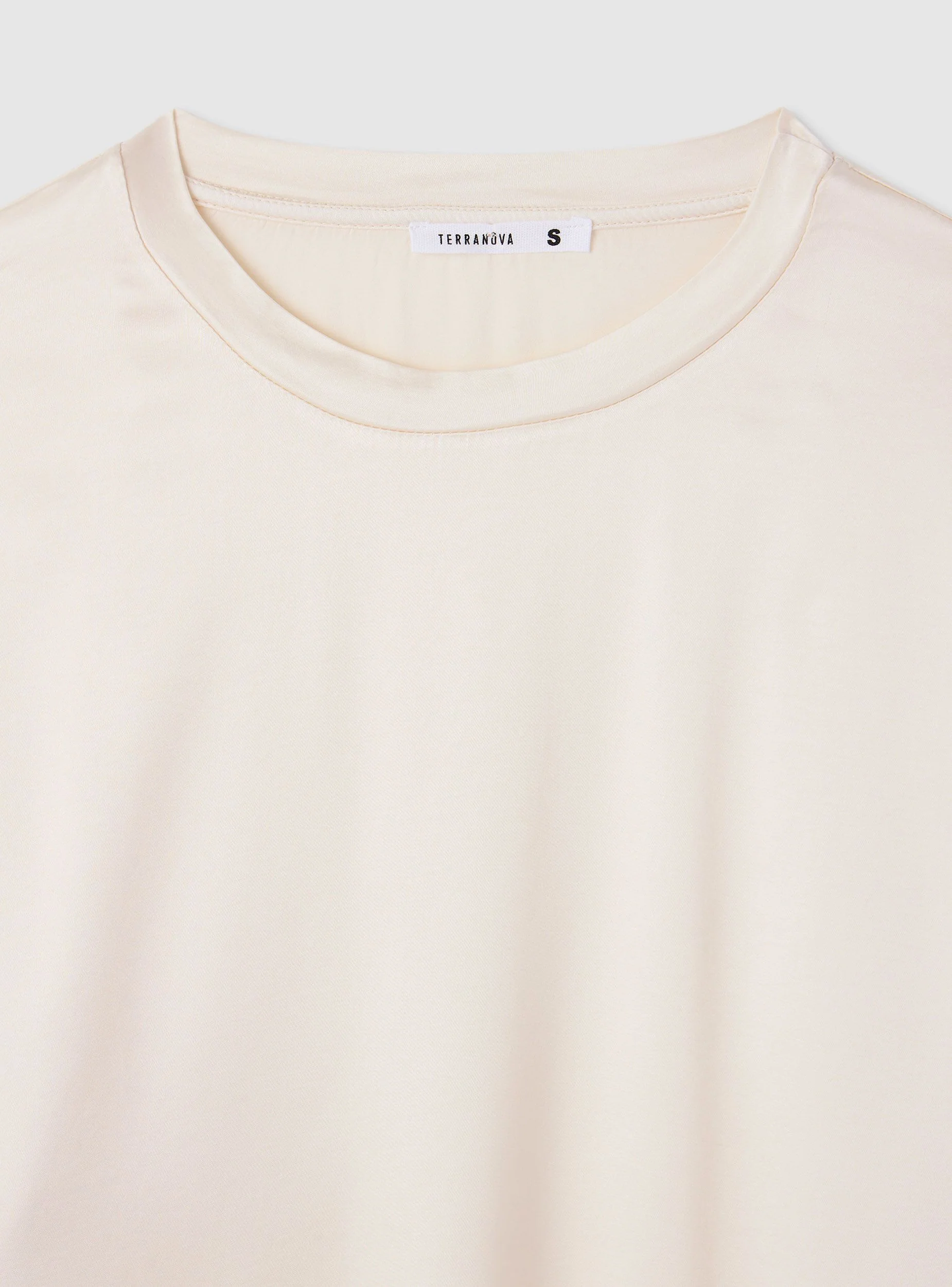 Blusa ampia in satin - Image 2