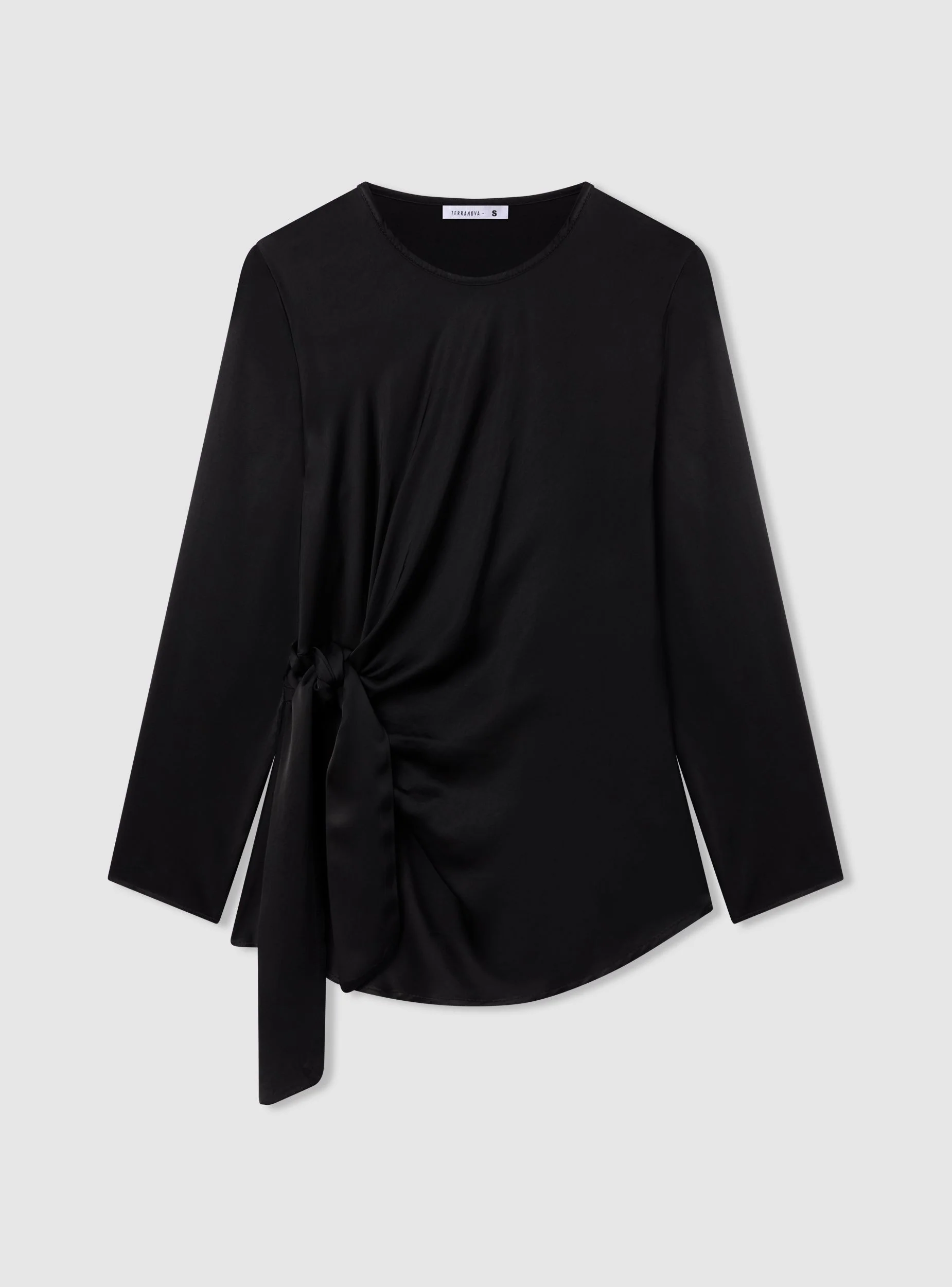 Blusa con nodo laterale - Image 6