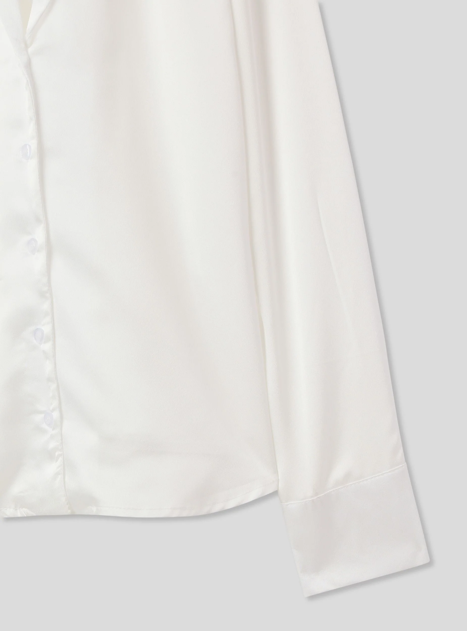 Blusa con revers effetto raso - Image 7