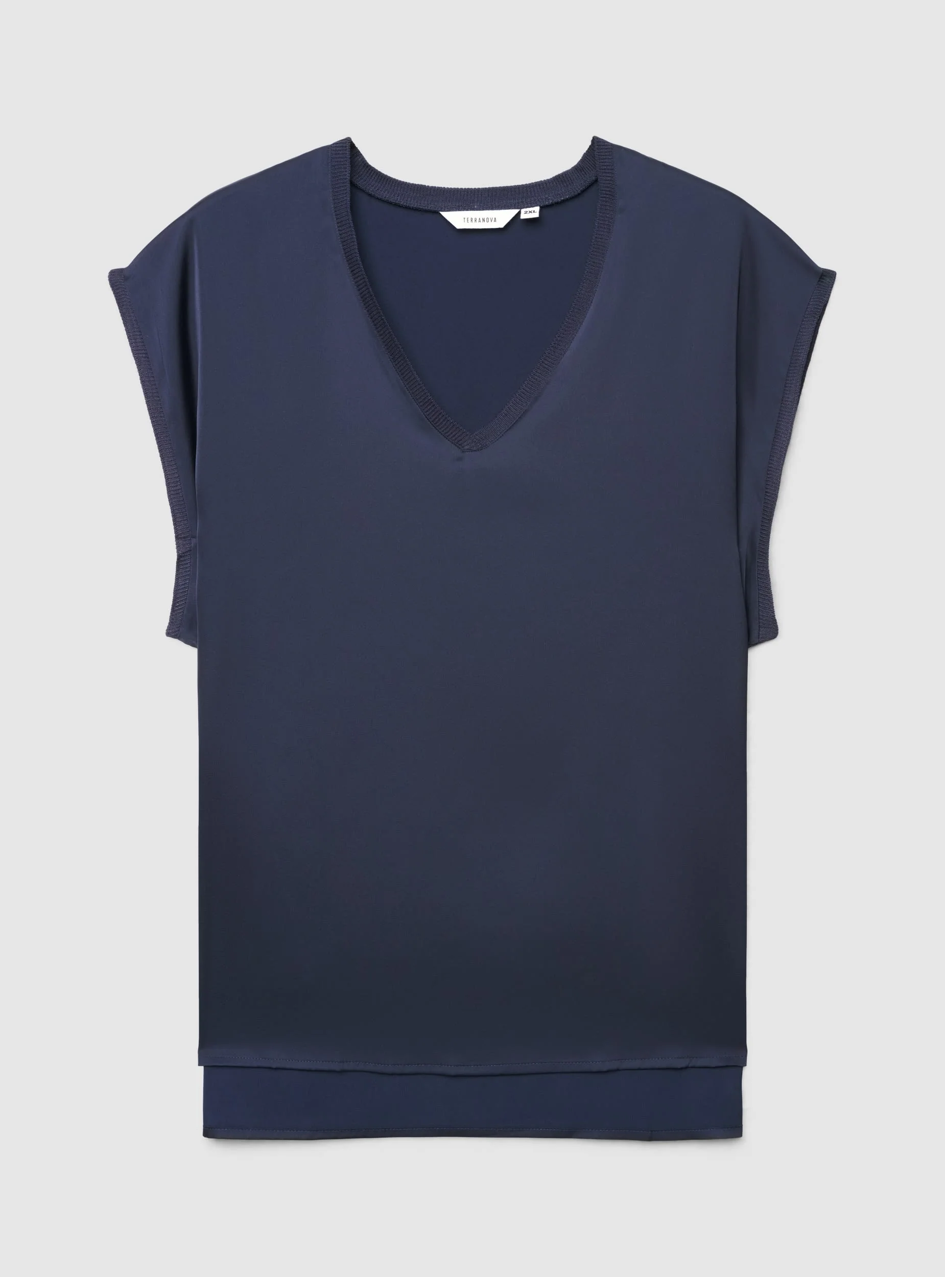Blusa con scollo a V - Image 5