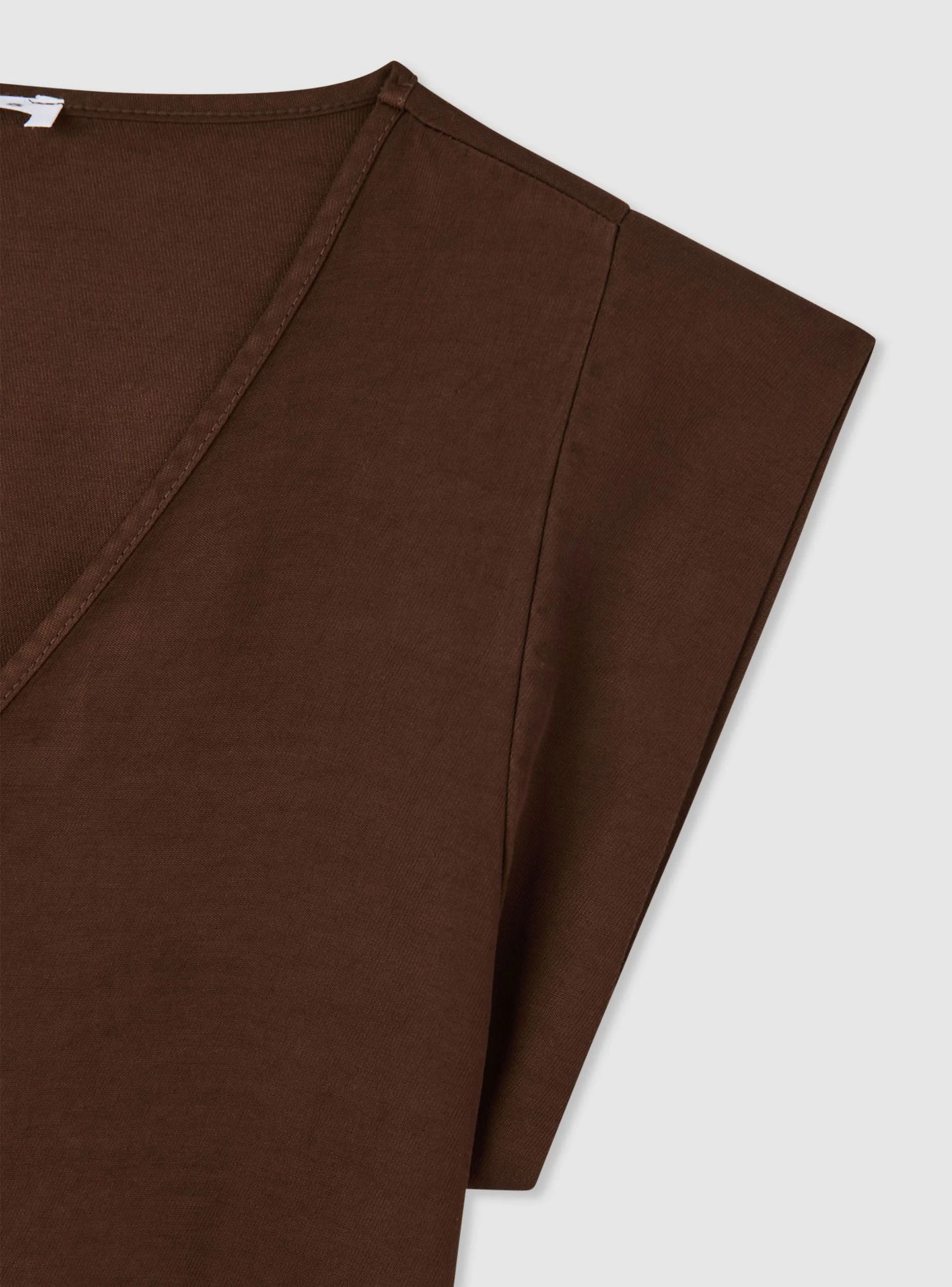 Blusa con scollo a V e maniche ad aletta - Image 6