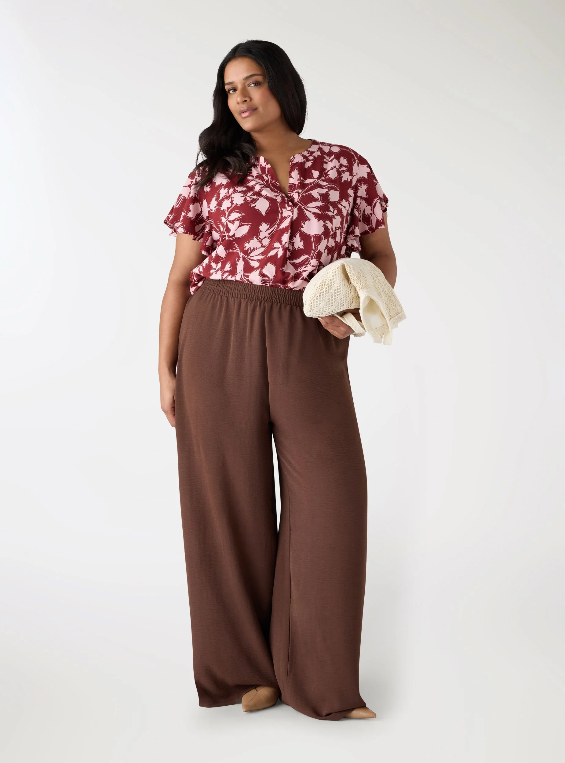 Blusa con stampa floreale - Image 3