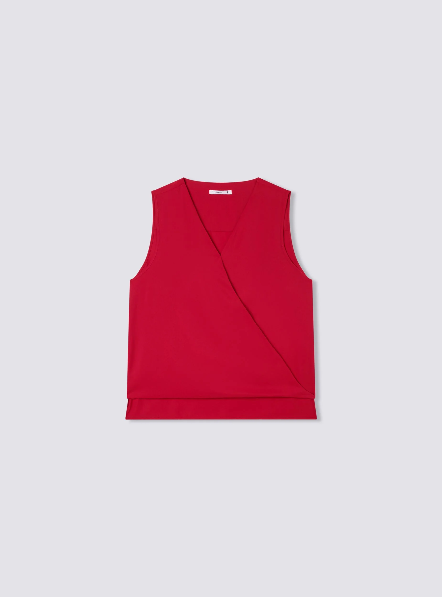 Blusa smanicata incrociata - Image 6