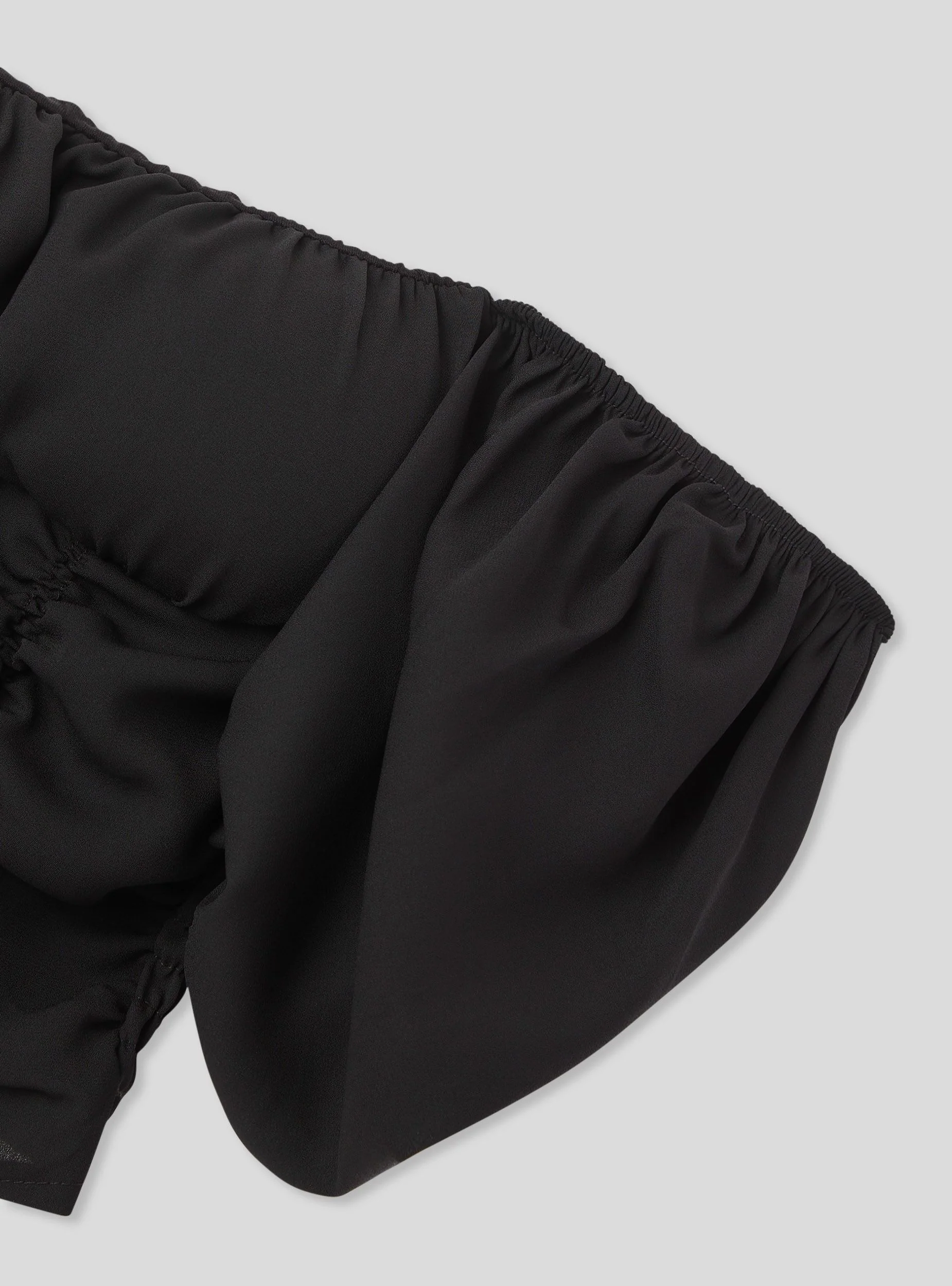 Blusa spalle scoperte con arricciature - Image 7