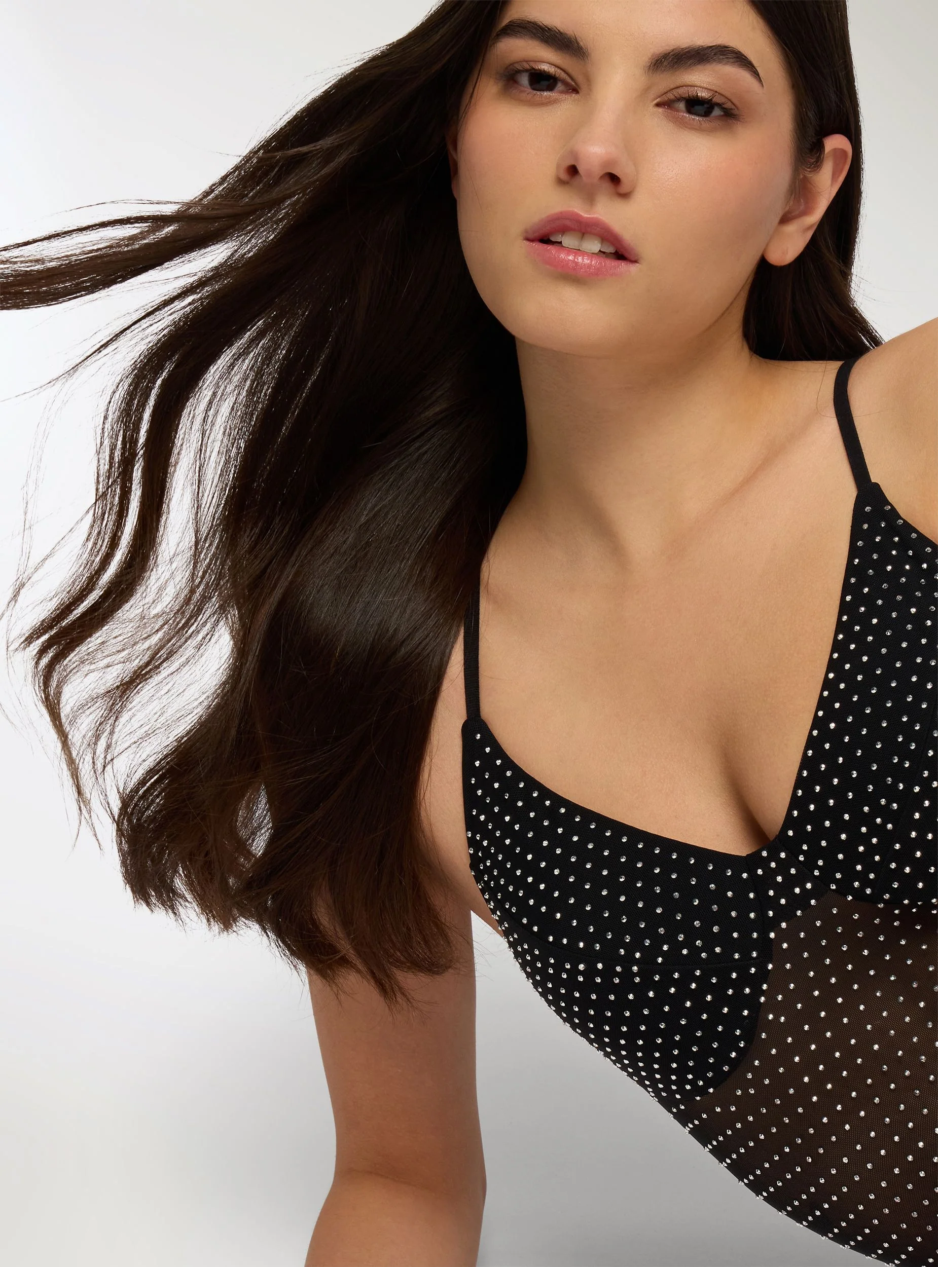 Body con coppe e strass - Image 2