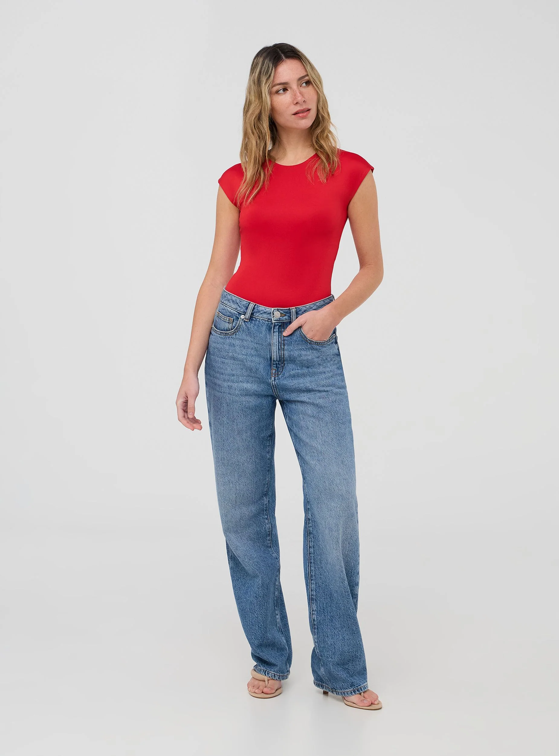 Body con maniche ad aletta - Image 3