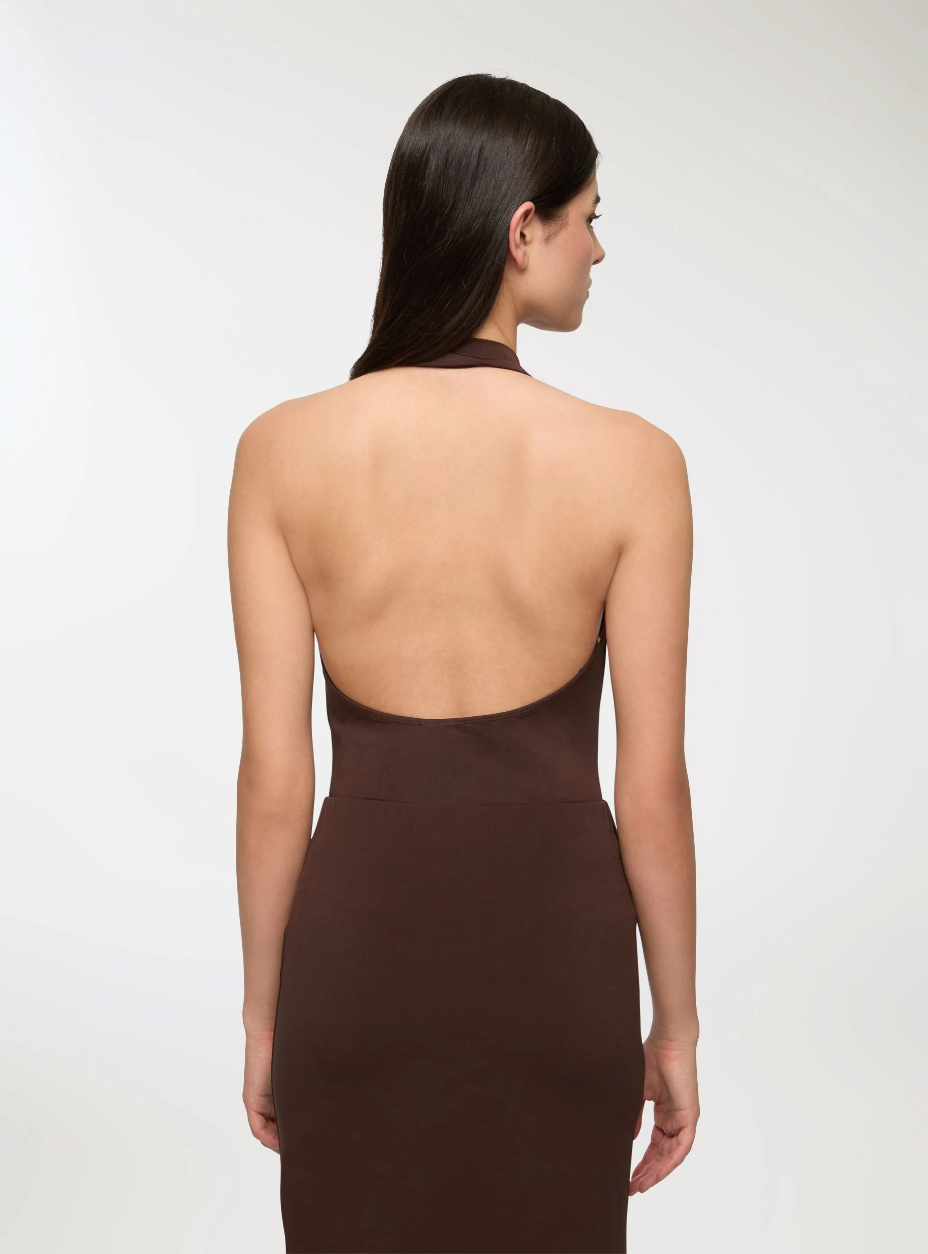 Body con scollo drappeggiato - Image 4