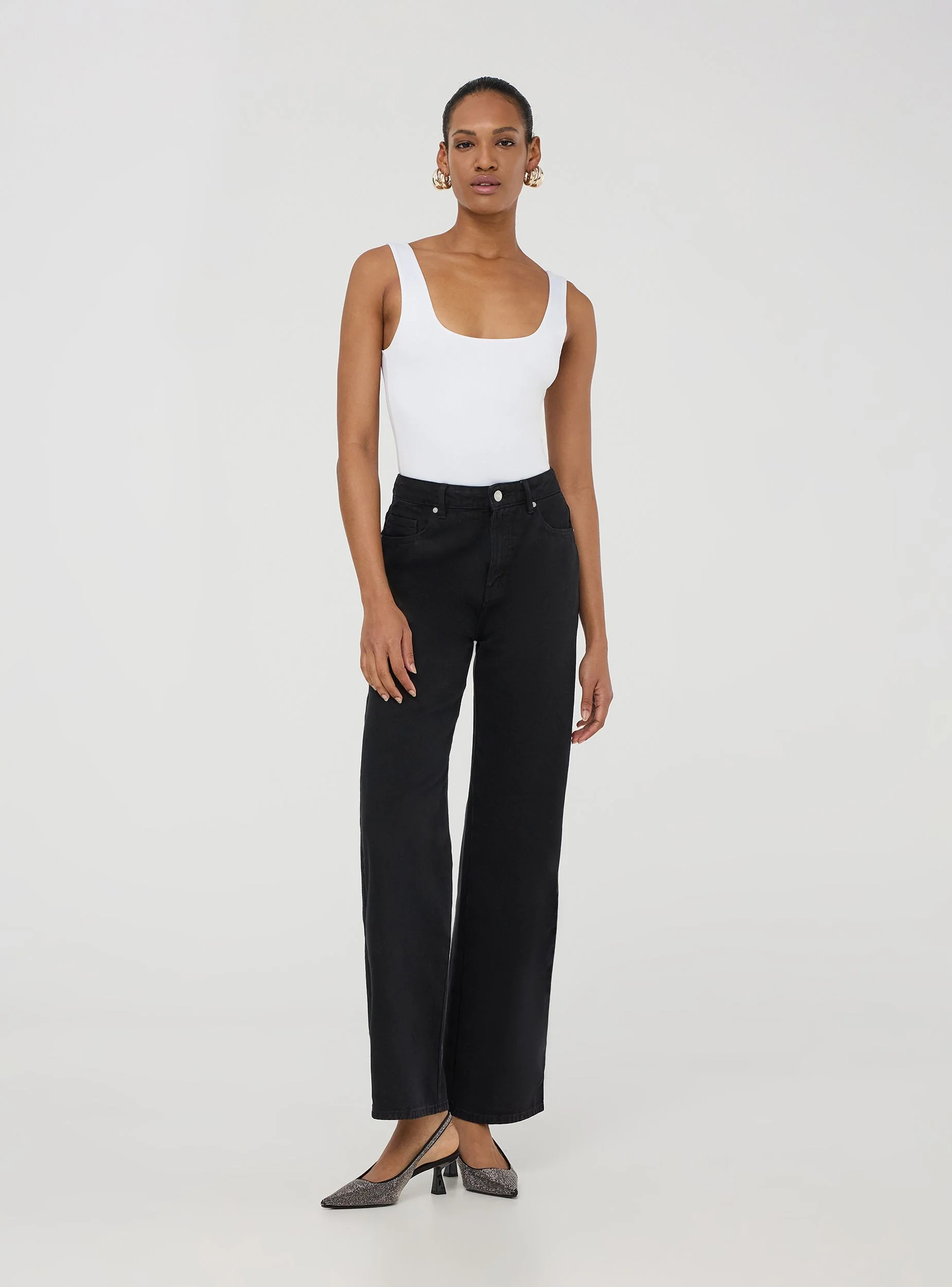 Body con scollo quadrato - Image 2