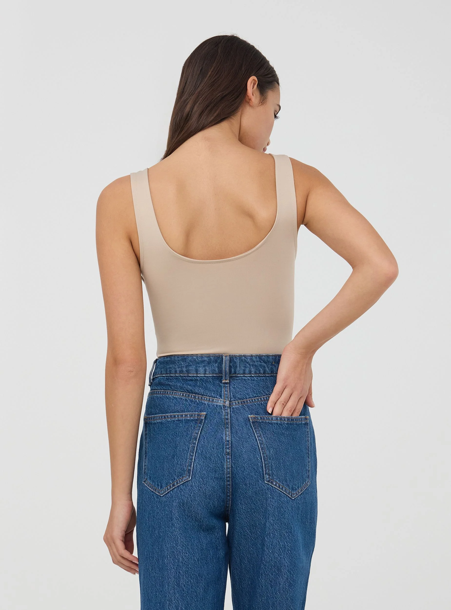 Body con scollo quadrato - Image 2