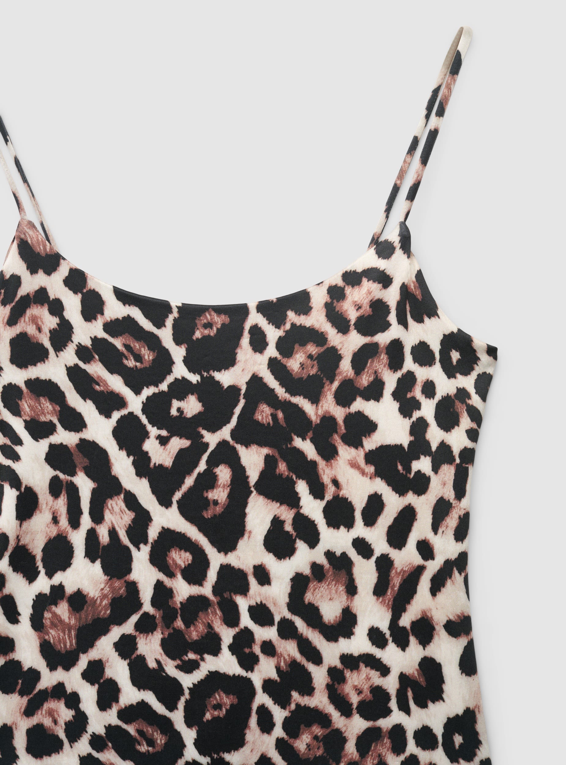 Body con spalline sottili animalier - Image 7