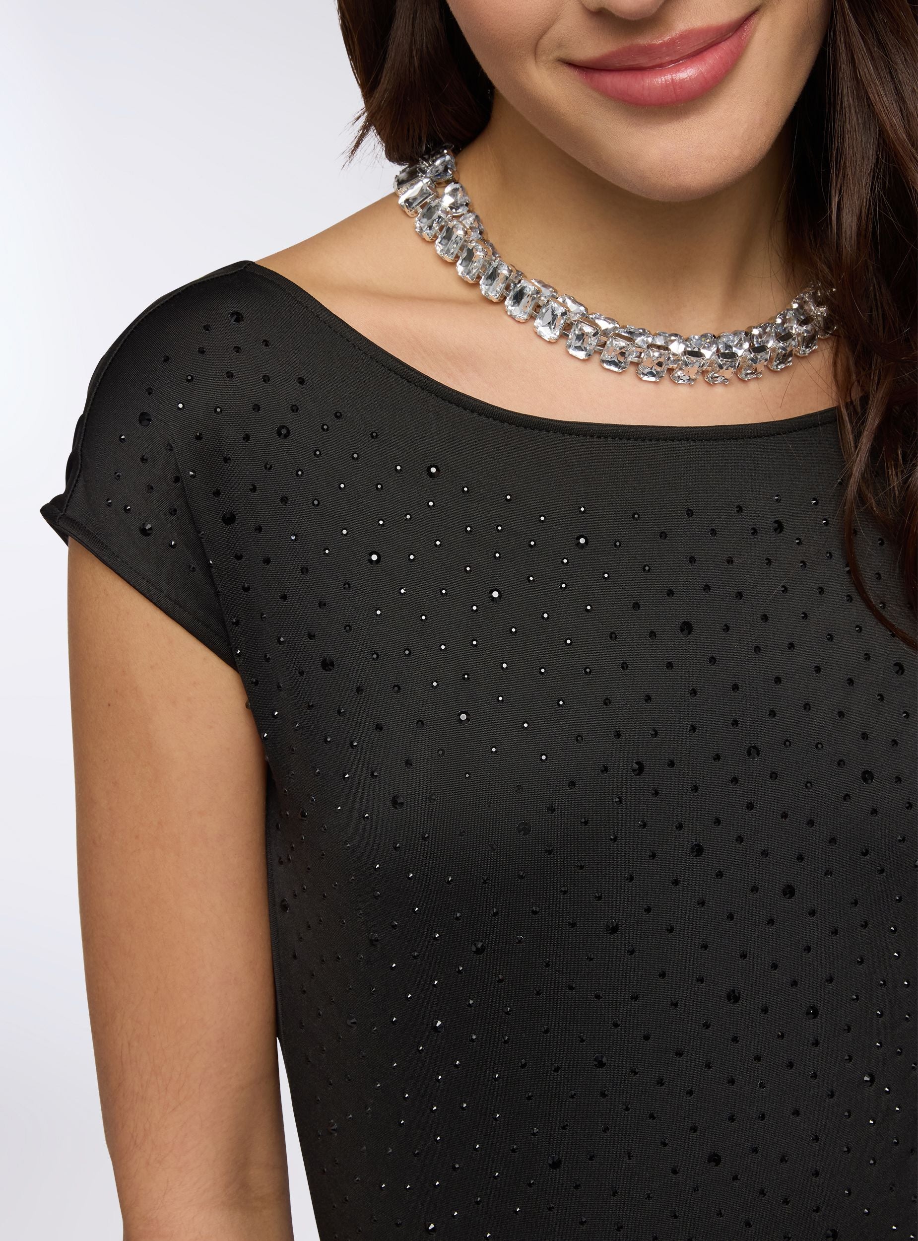 Body con strass e scollo profondo sul retro - Image 3