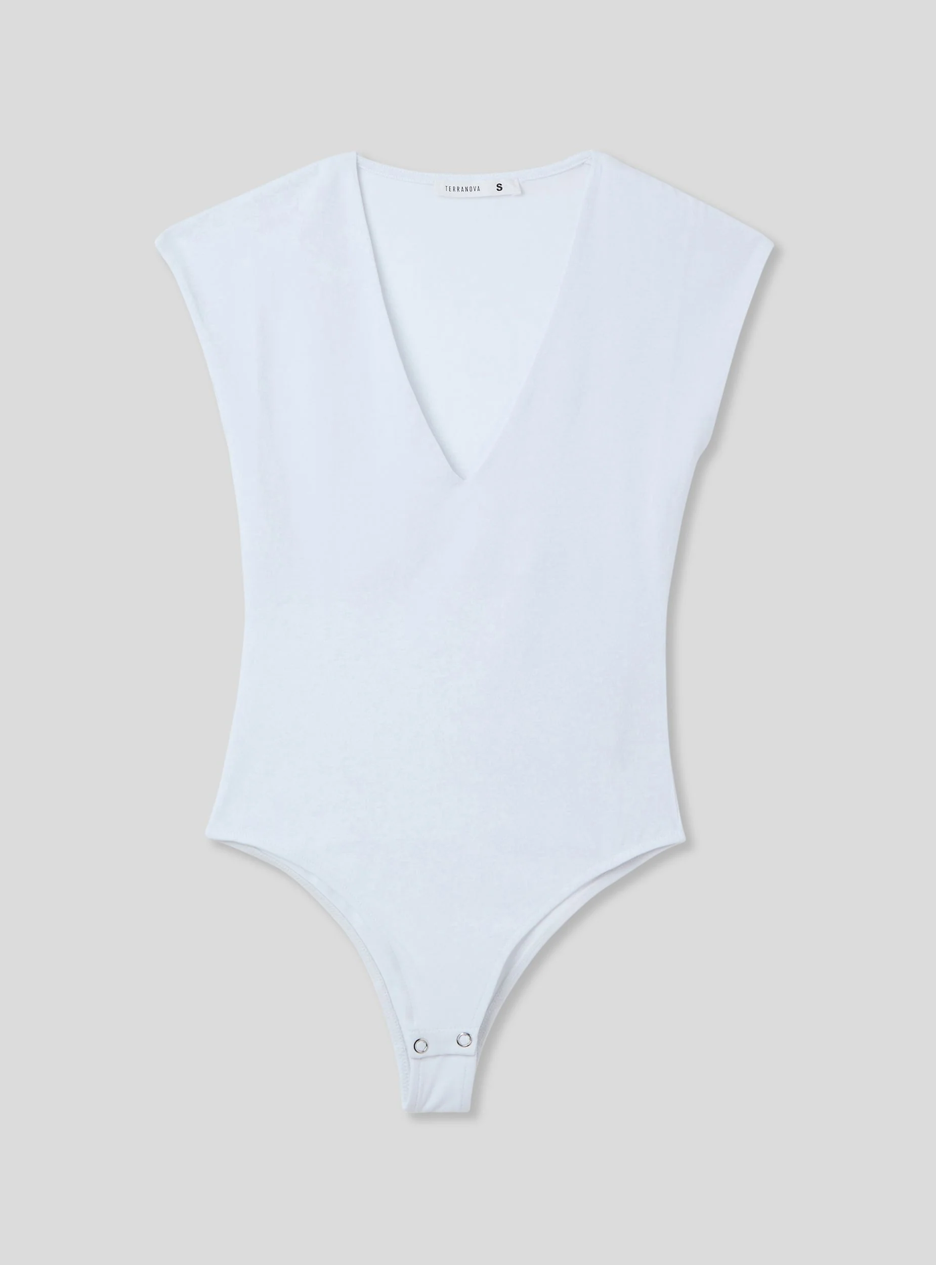 Body elasticizzato con scollo a v - Image 4