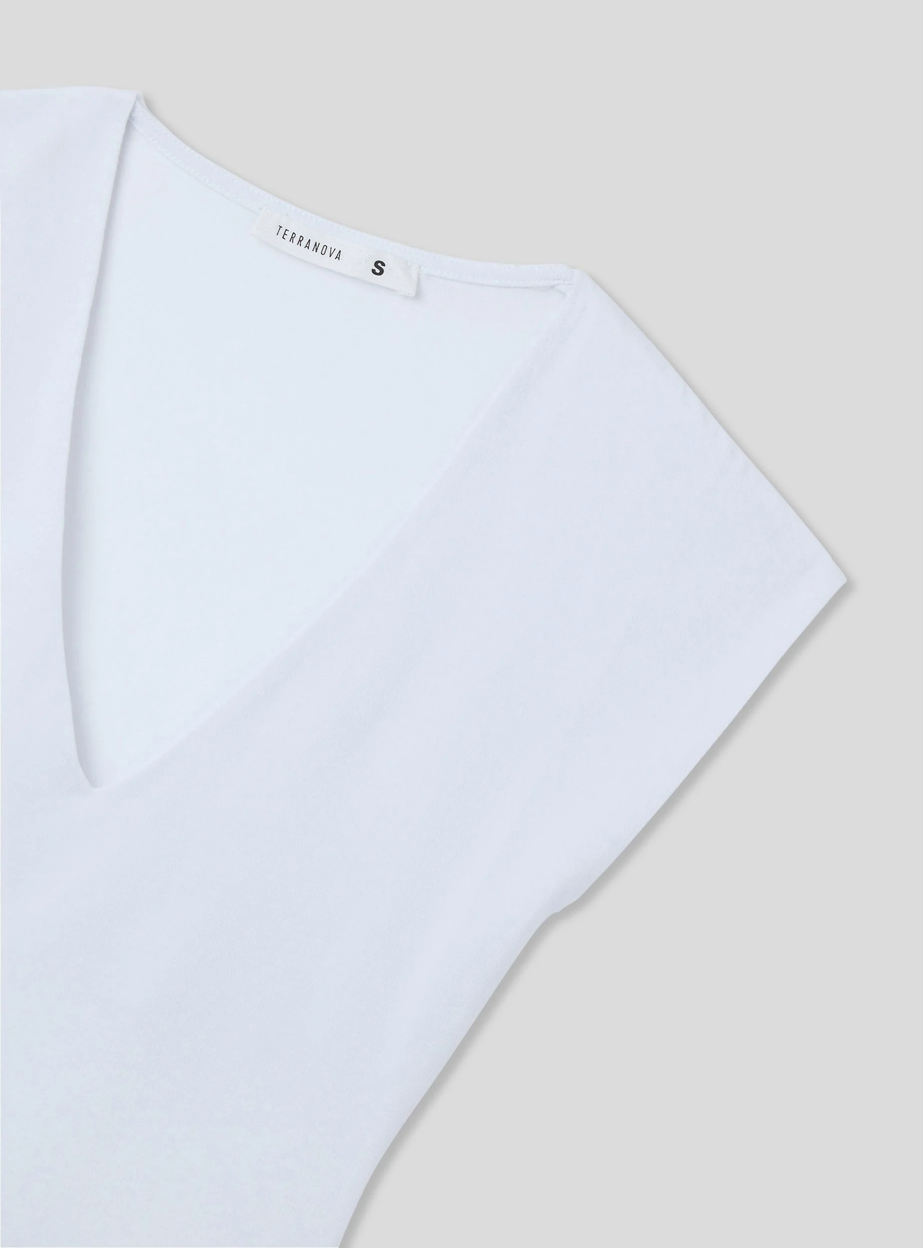 Body elasticizzato con scollo a v - Image 5