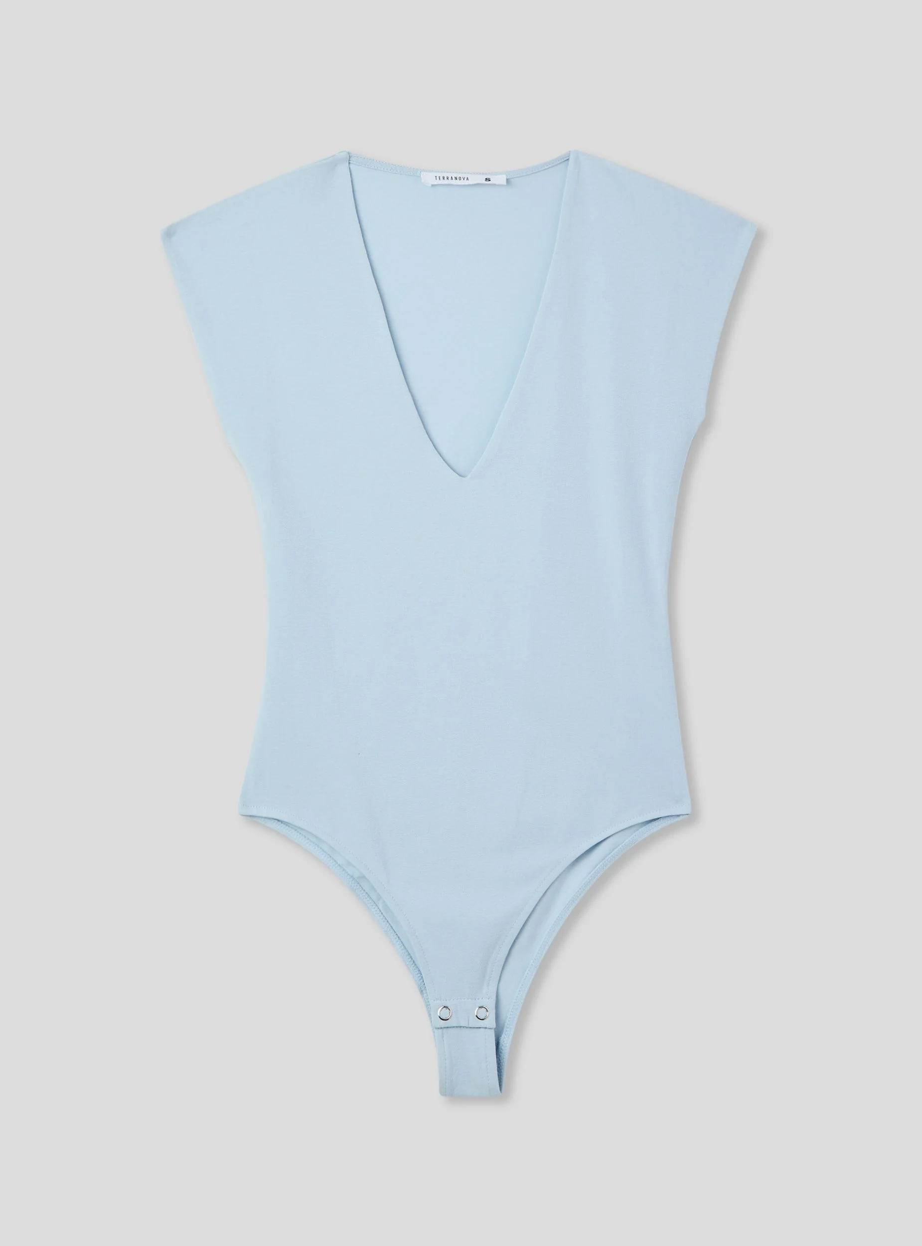 Body elasticizzato con scollo a v - Image 5