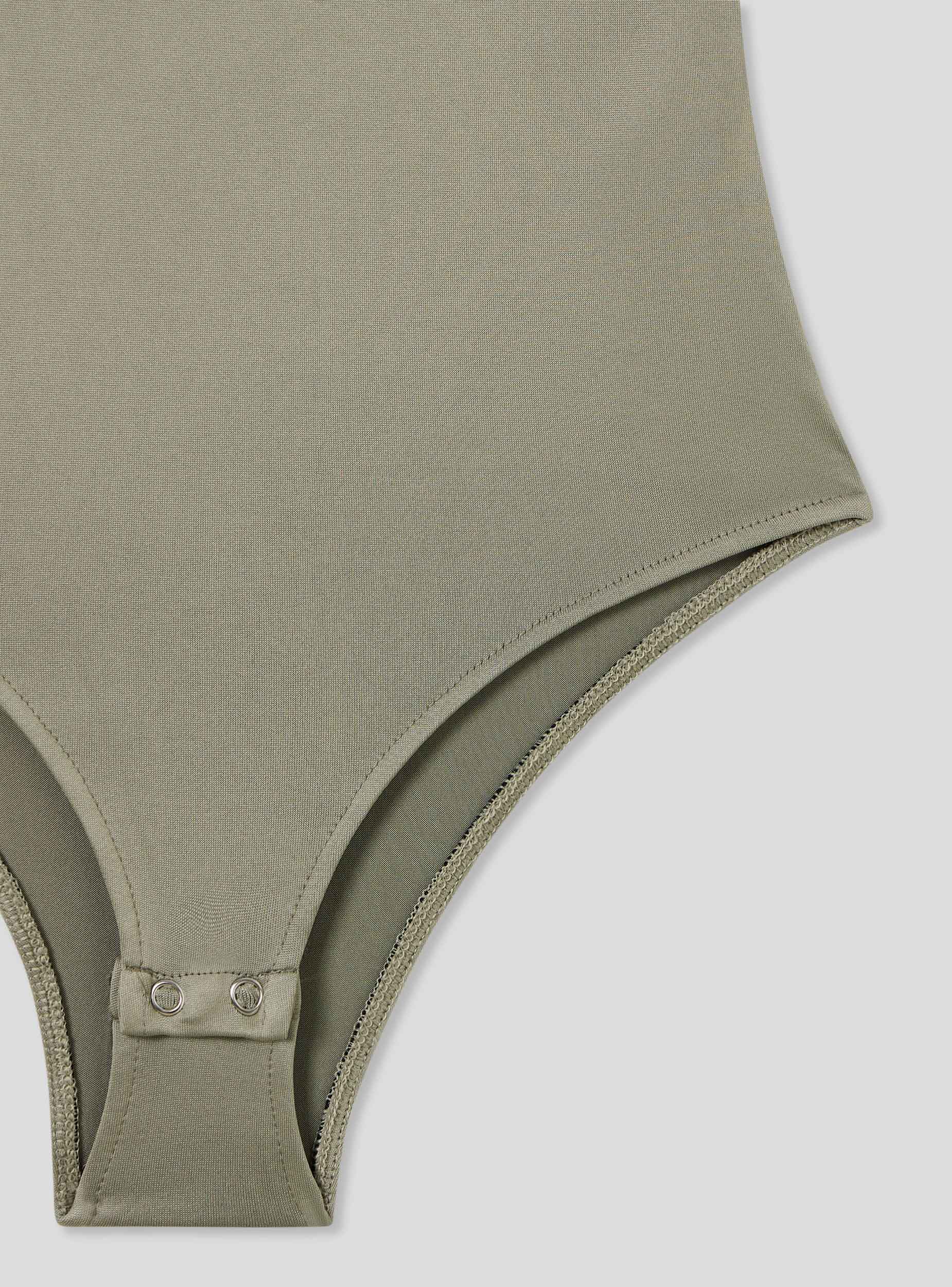 Body elasticizzato con scollo quadrato - Image 5