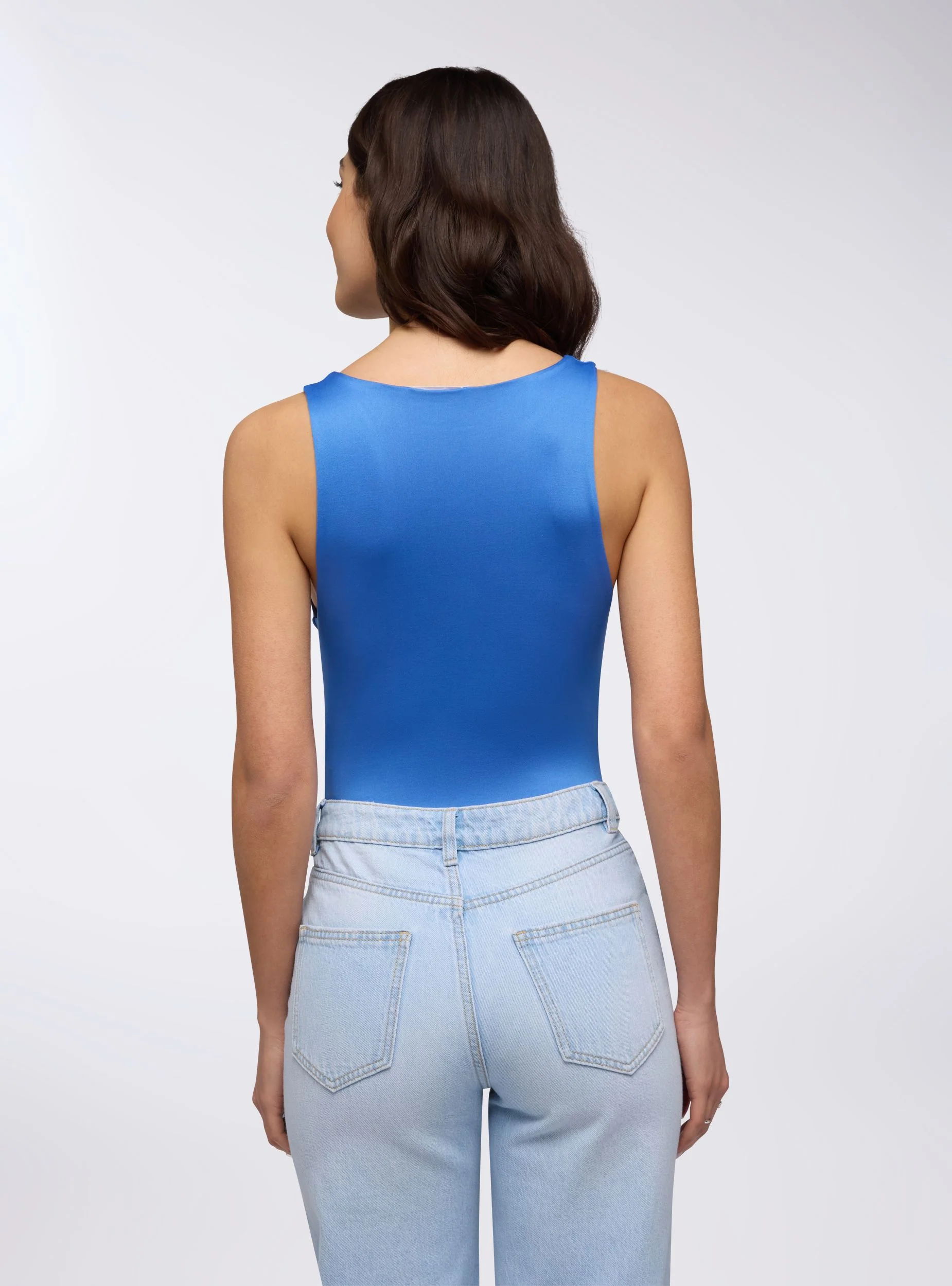 Body elasticizzato tinta unita - Image 3