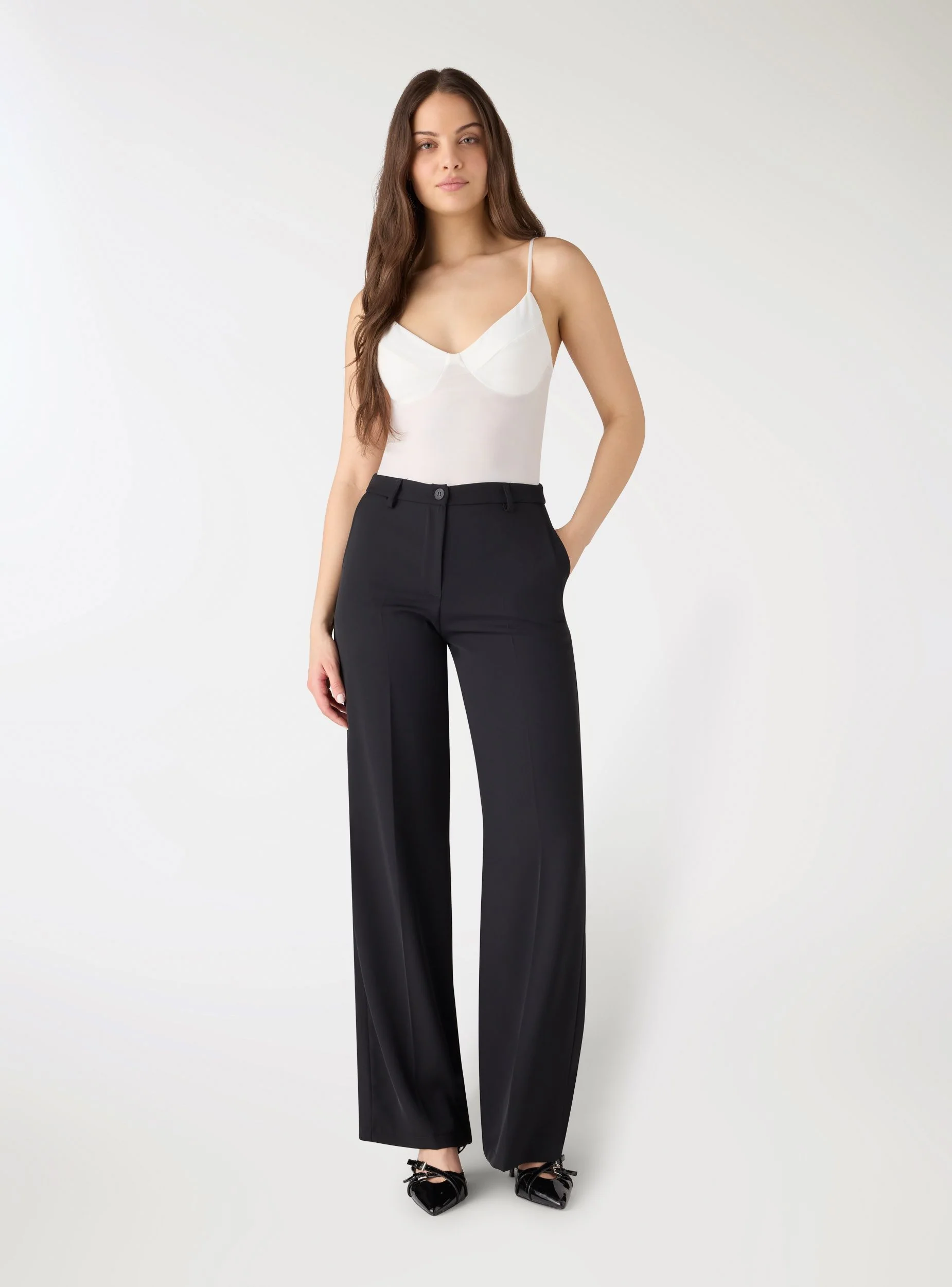 Body in tulle con coppe - Image 3