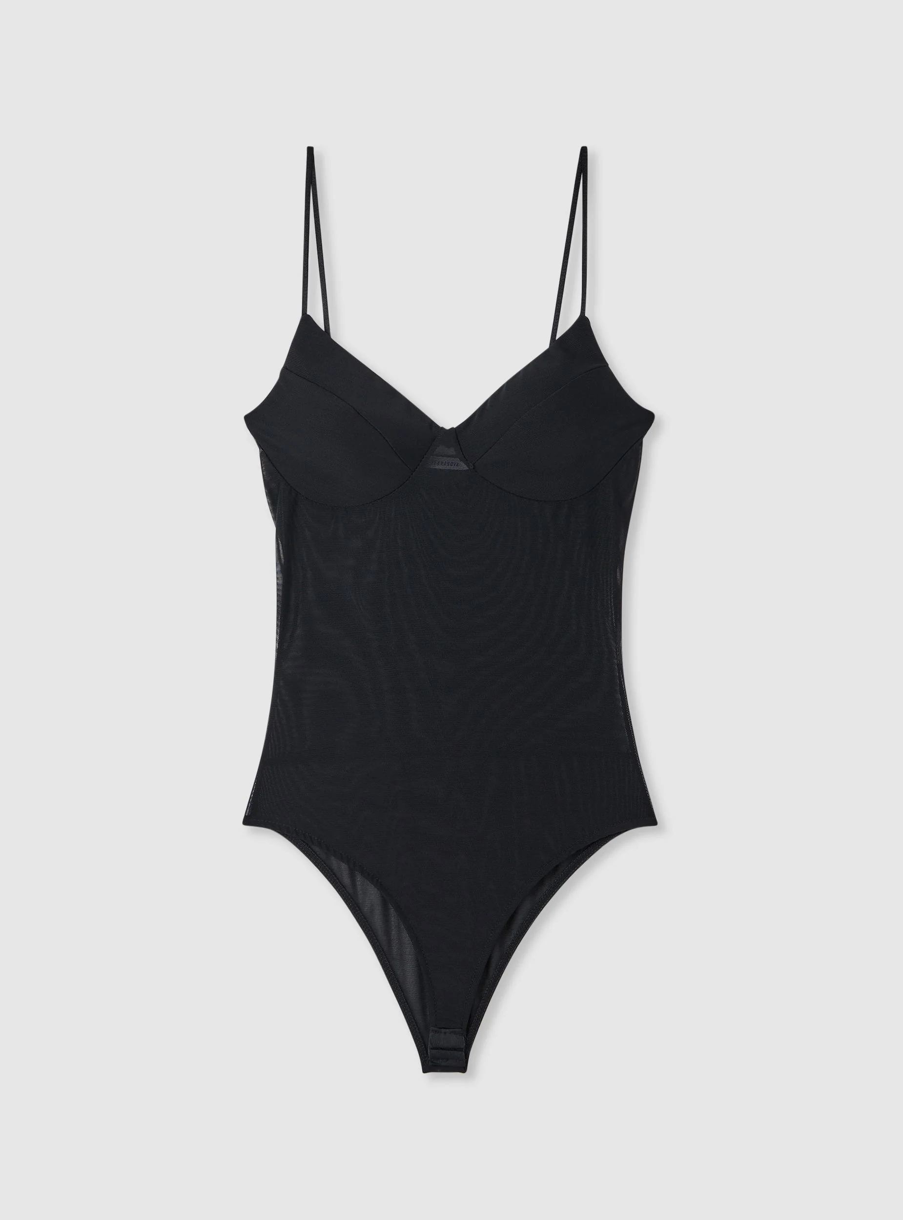 Body in tulle con coppe - Image 5