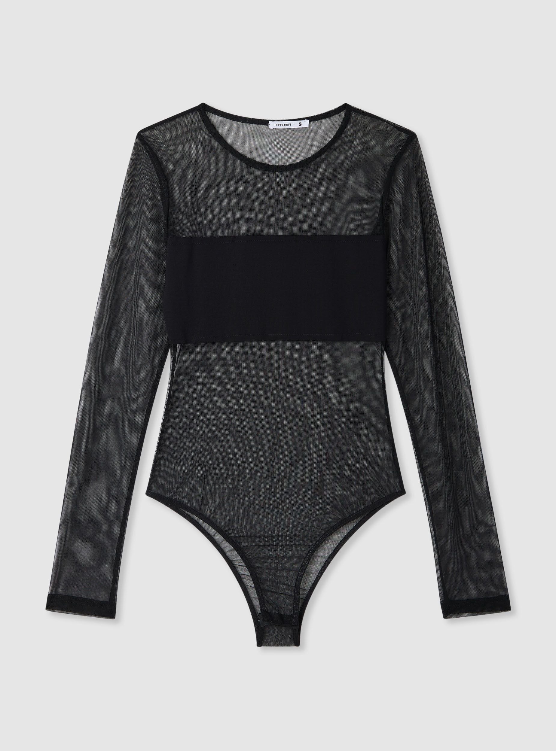 Body in tulle con fascia - Image 6
