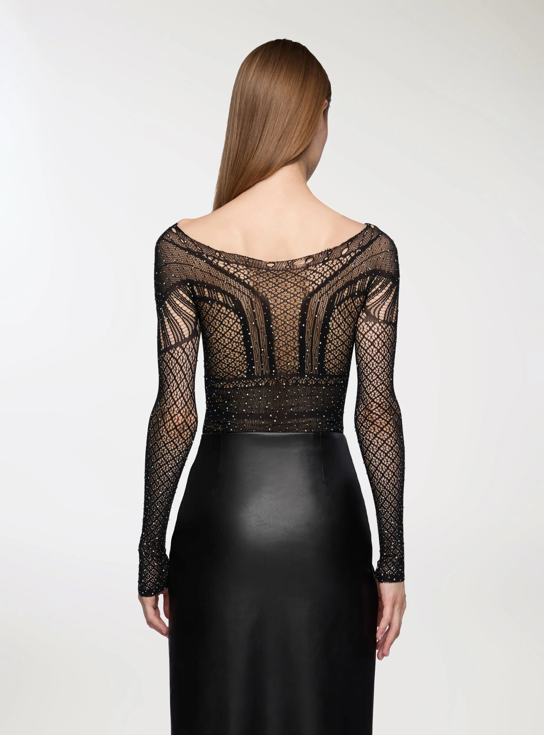 Body seamless con strass - Image 3