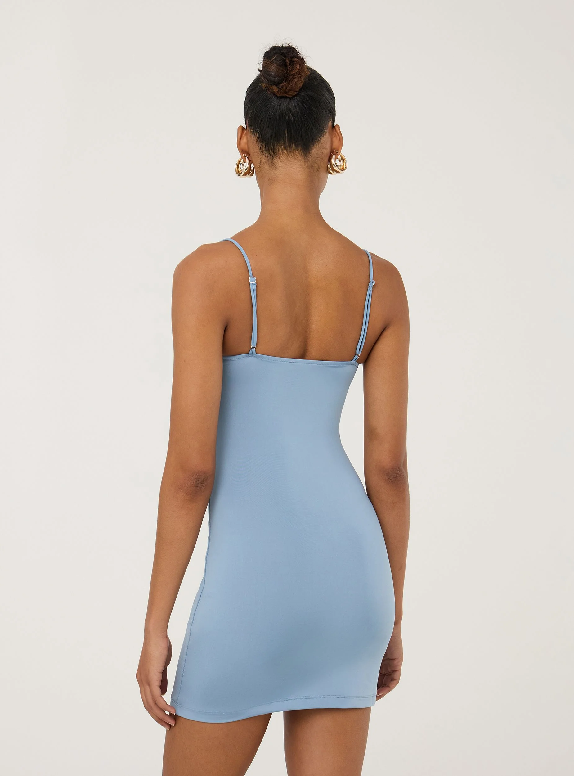 Bodydress con coppe tinta unita - Image 2