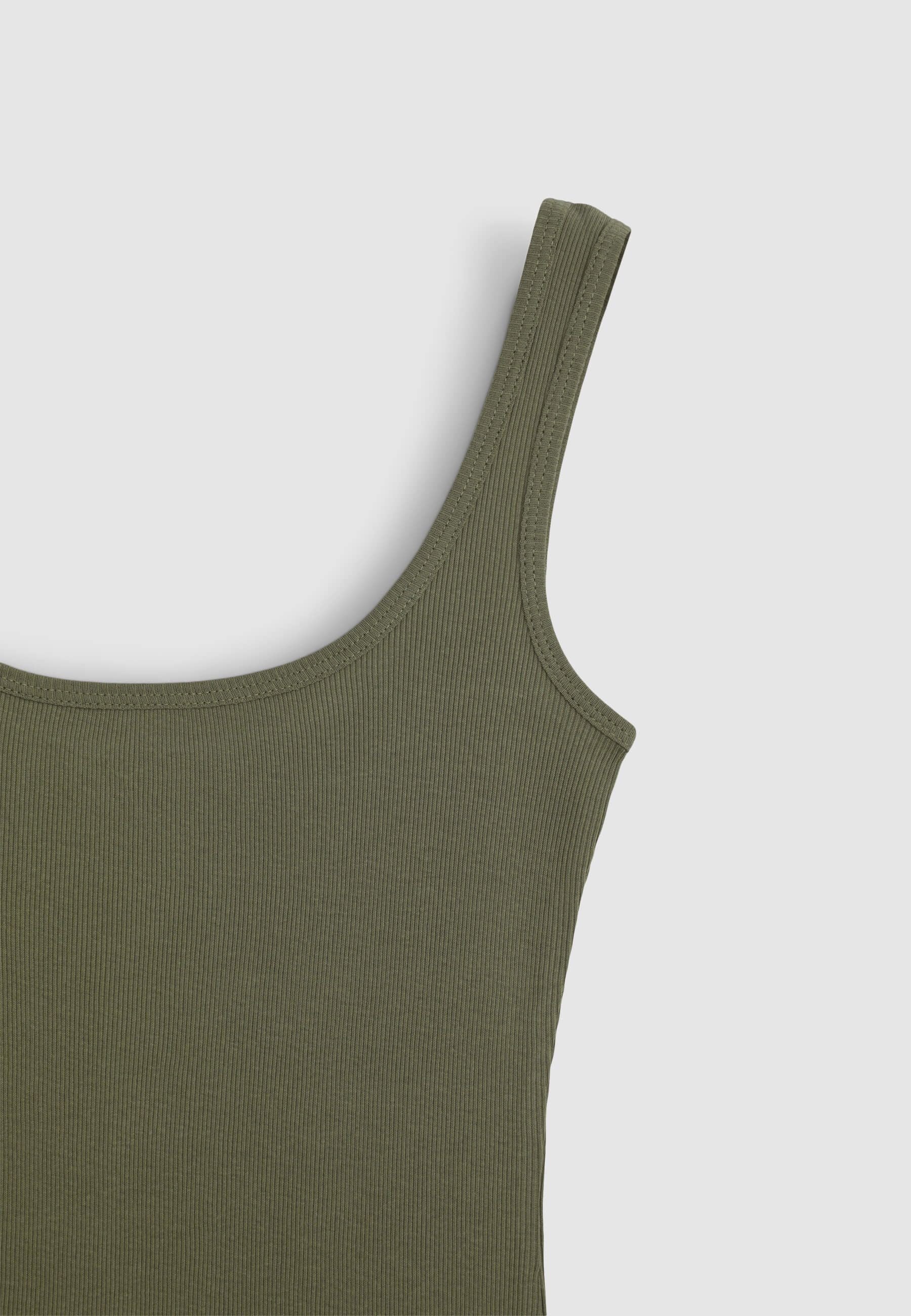 Bodydress con scollo quadrato tinta unita - Image 7