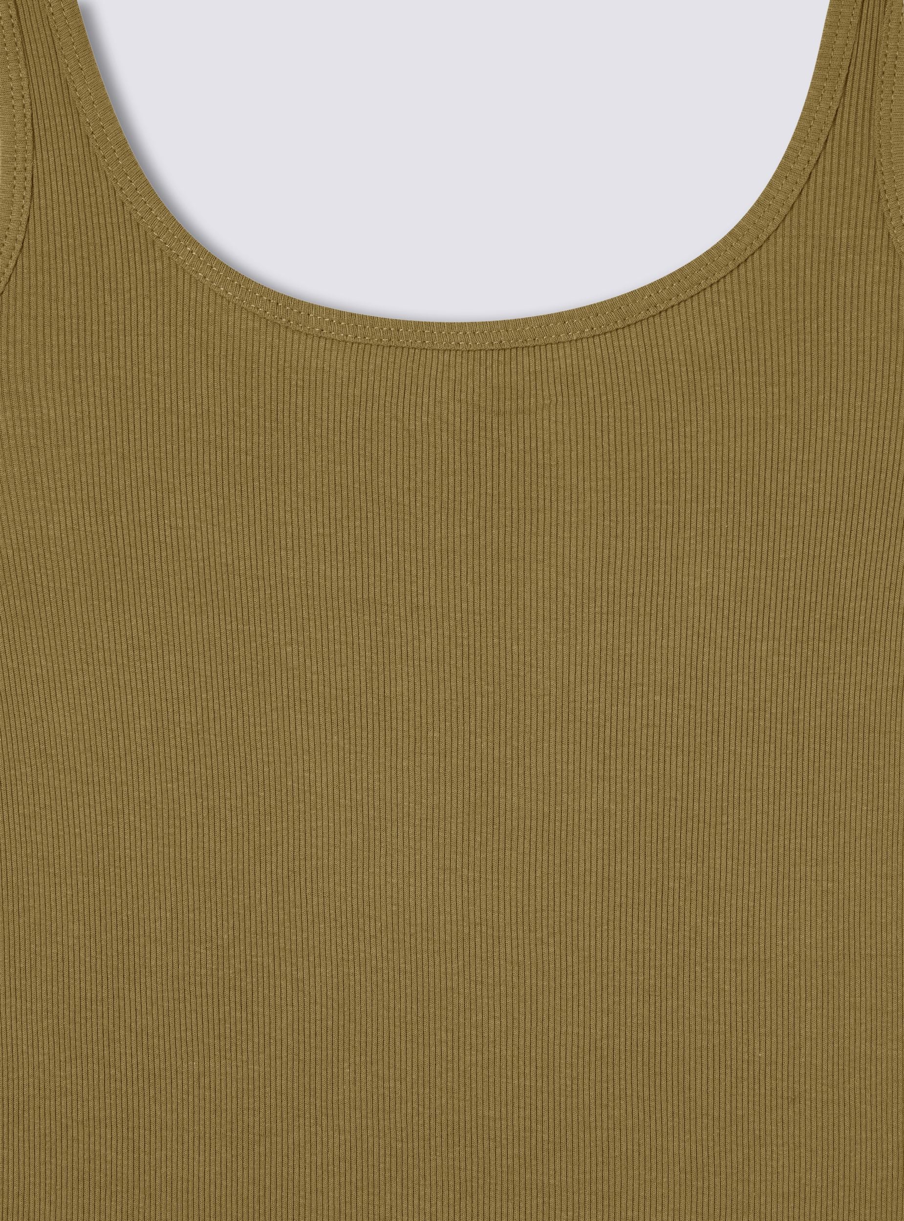 Bodydress con scollo quadrato tinta unita - Image 9