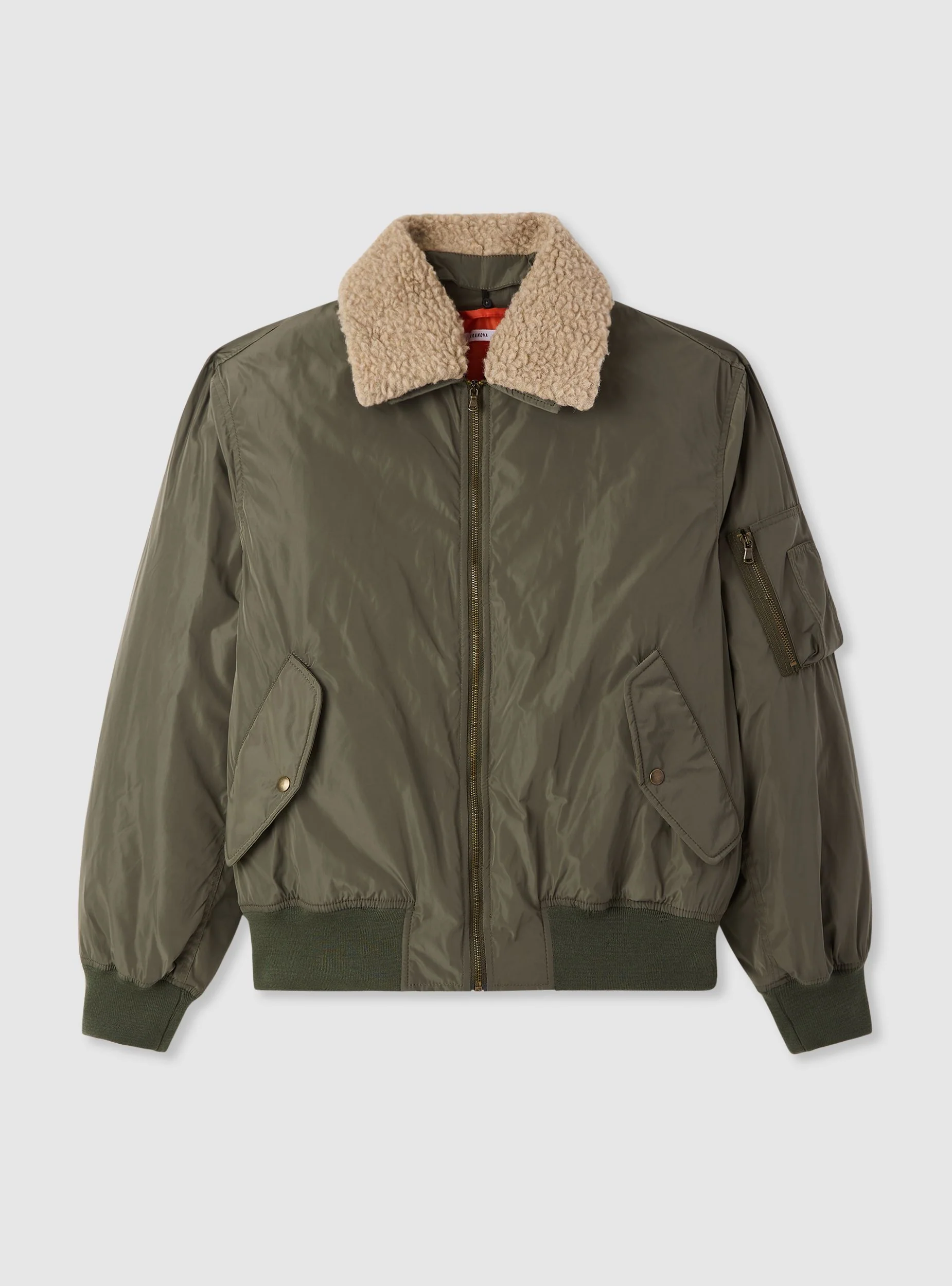 Bomber con collo effetto pelo - Image 6