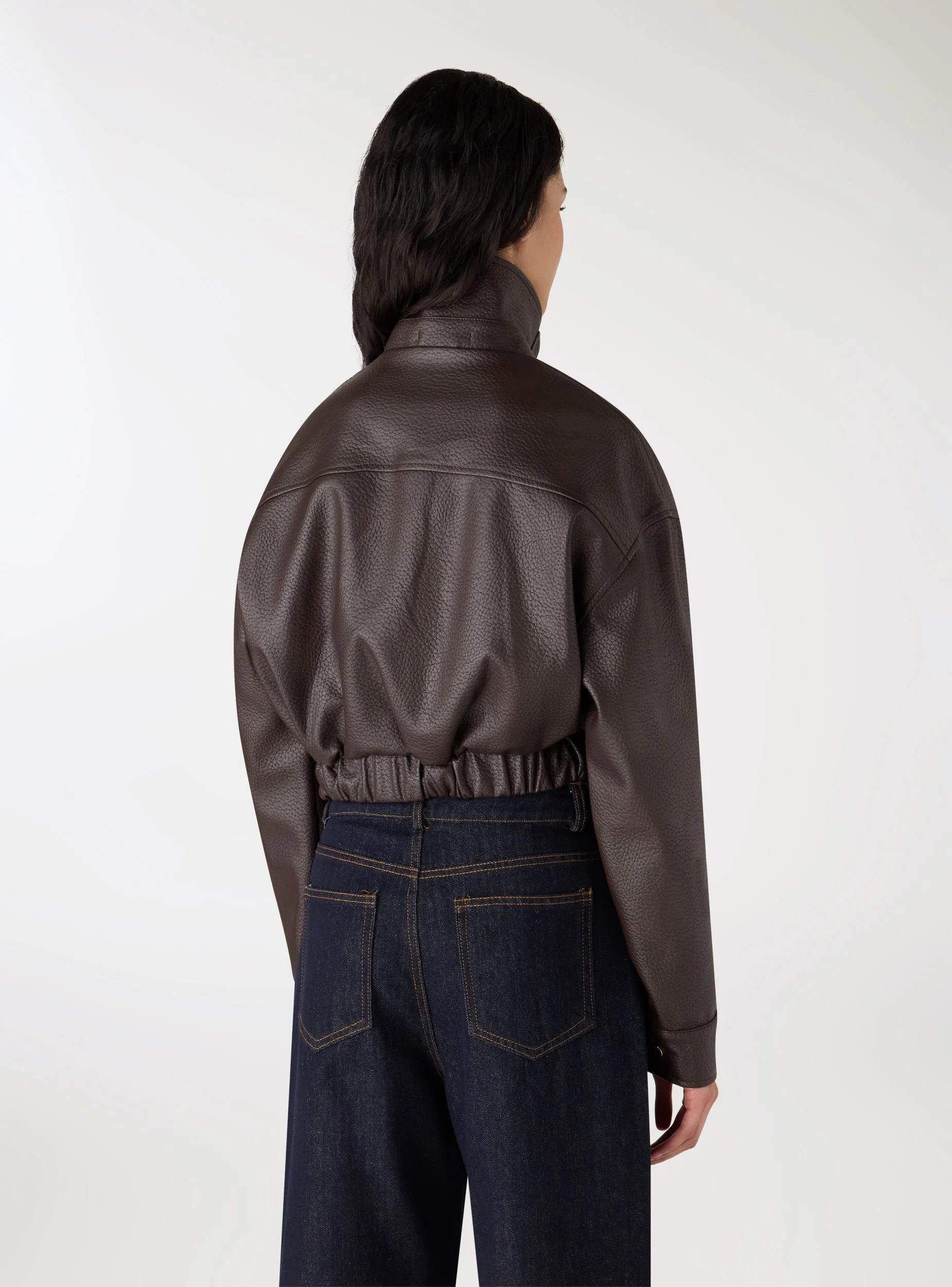 Bomber corto con maxi tasche - Image 3
