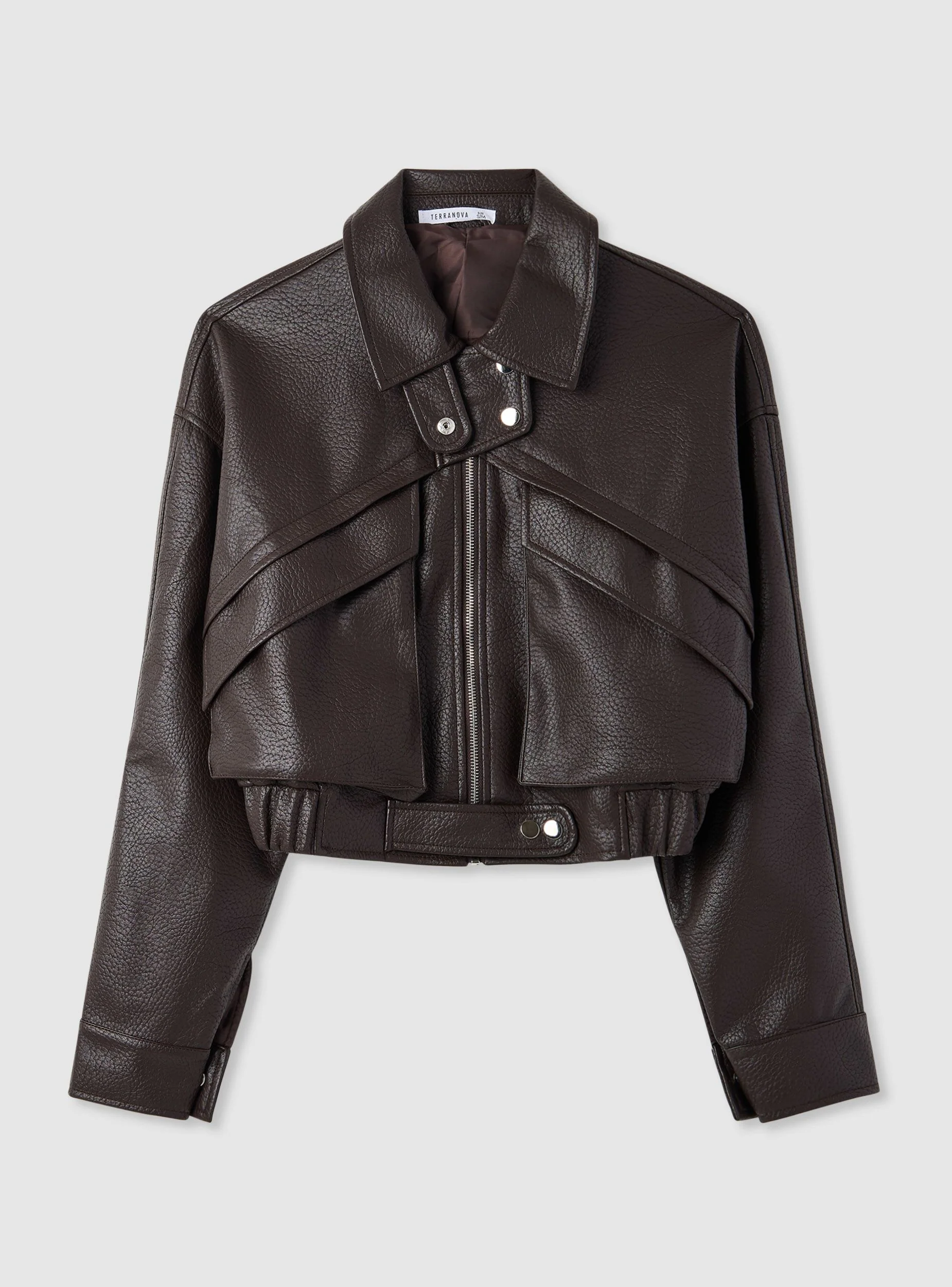 Bomber corto con maxi tasche - Image 5