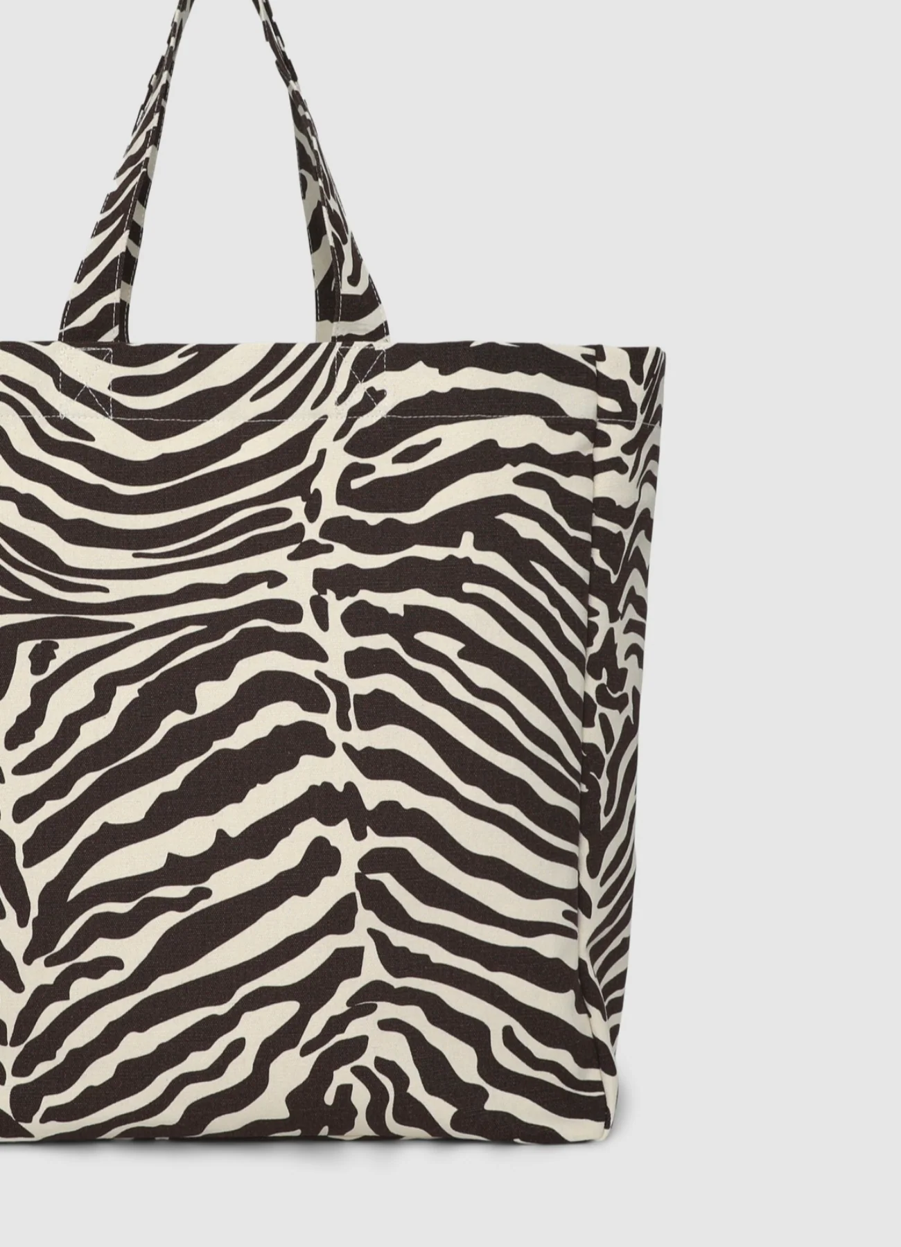 Borsa mare con stampa zebrata - Image 2
