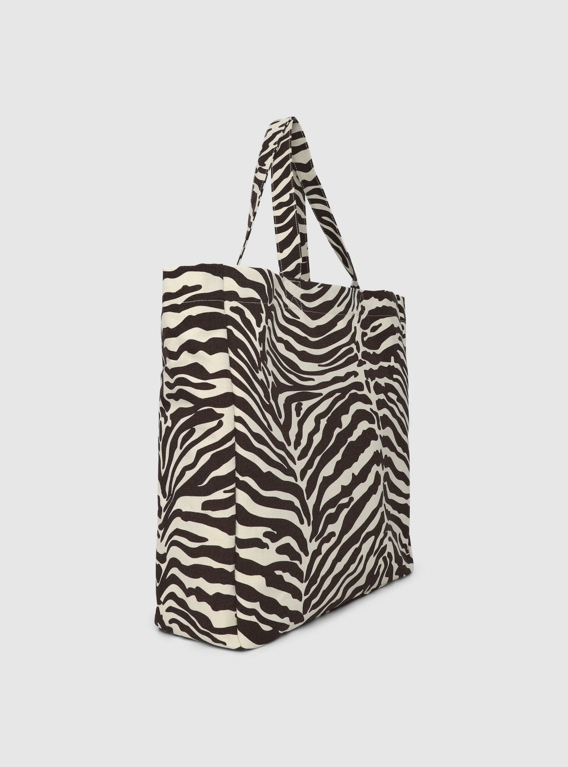Borsa mare con stampa zebrata - Image 4