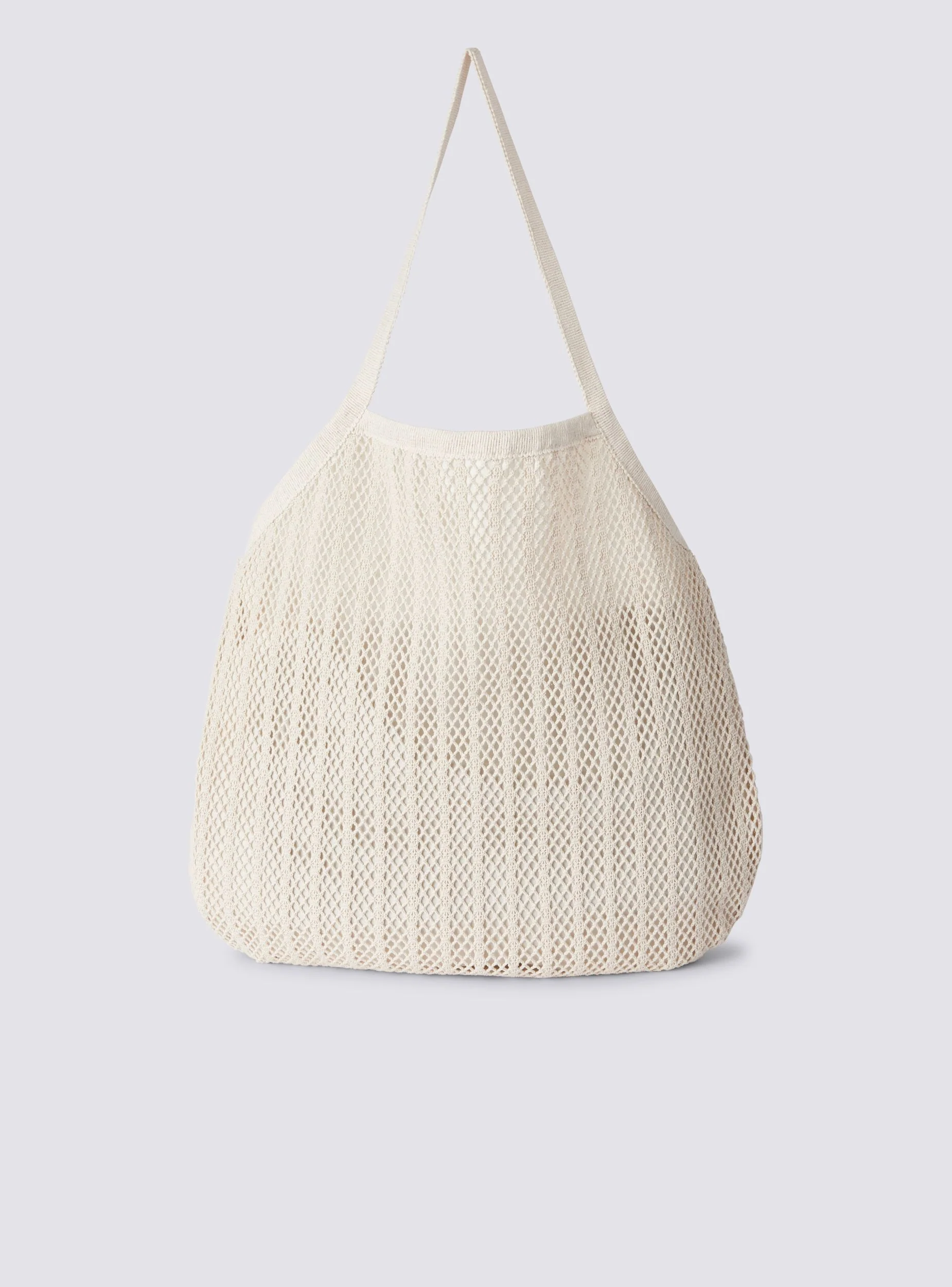 Borsa shopper grande in maglia - Image 3