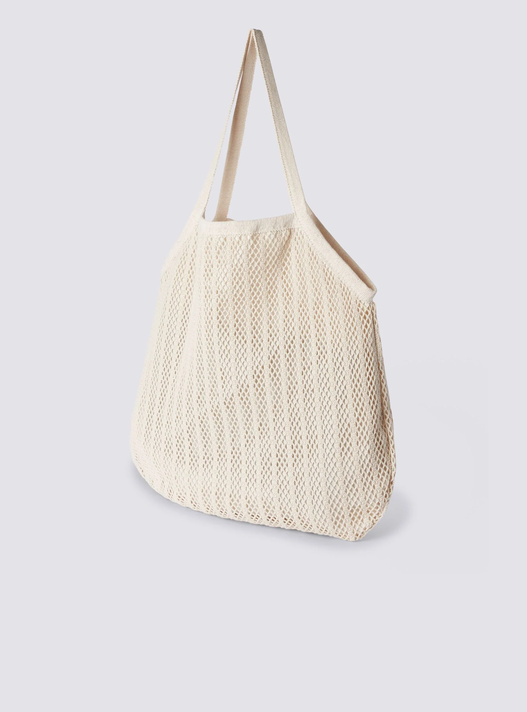 Borsa shopper grande in maglia - Image 4