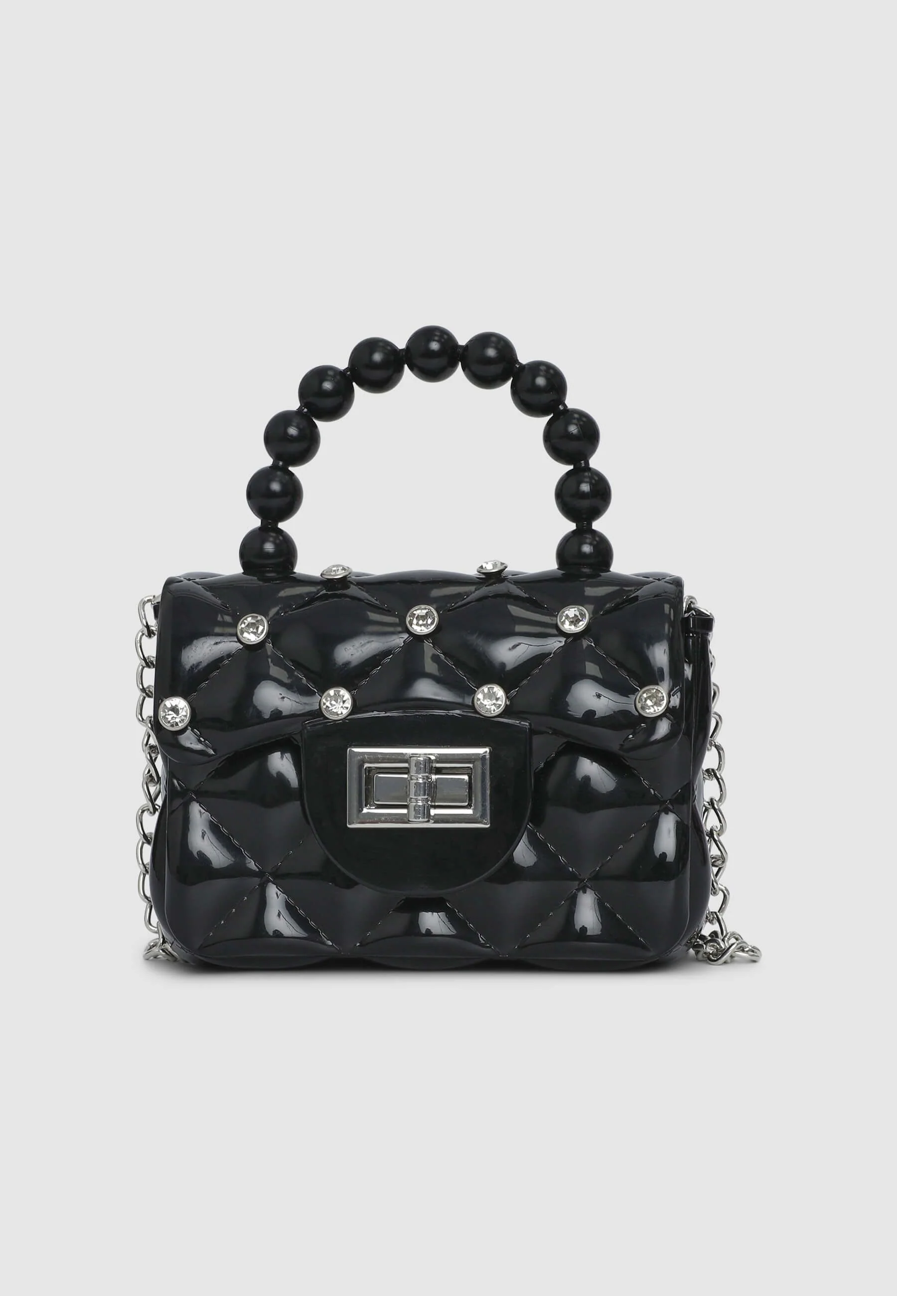 Borsa tracolla con strass - Image 3