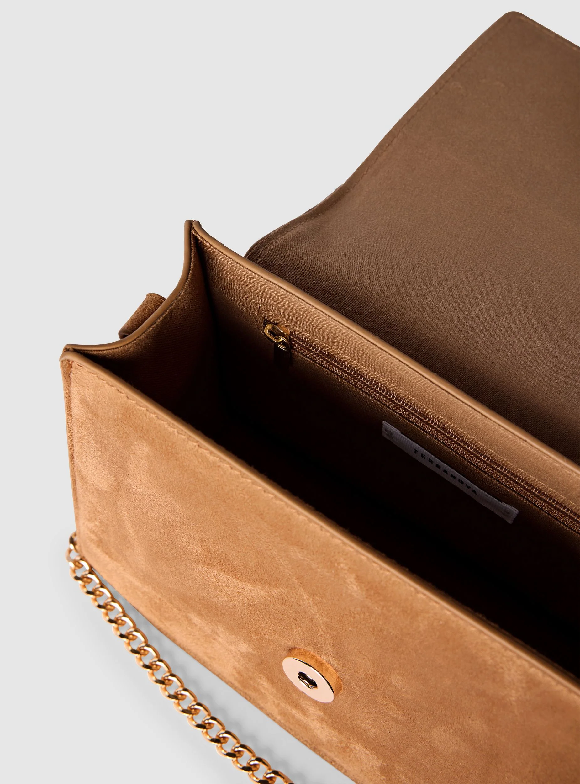 Borsa tracolla in similpelle con borchie - Image 3