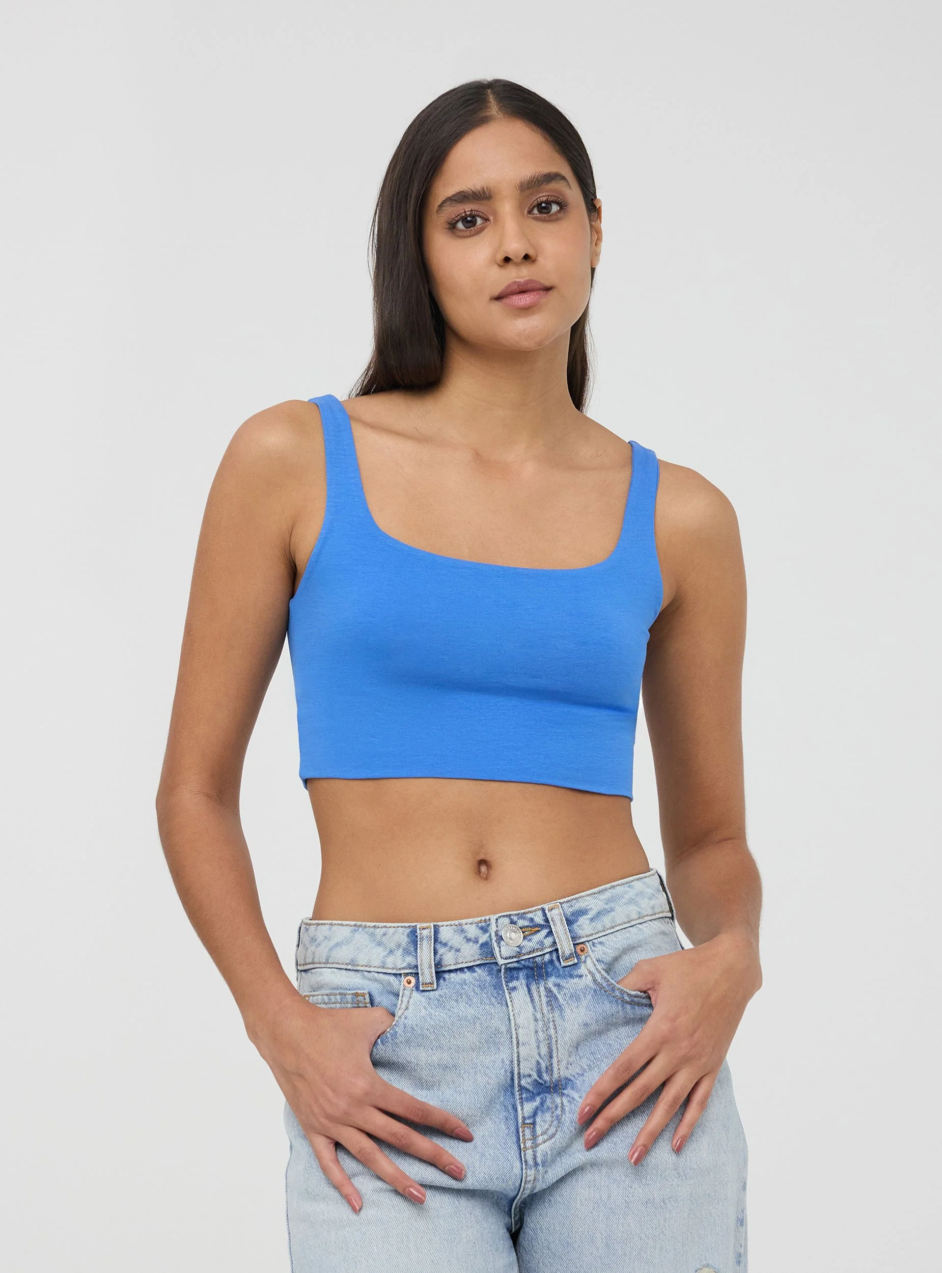 Bra con scollo quadrato