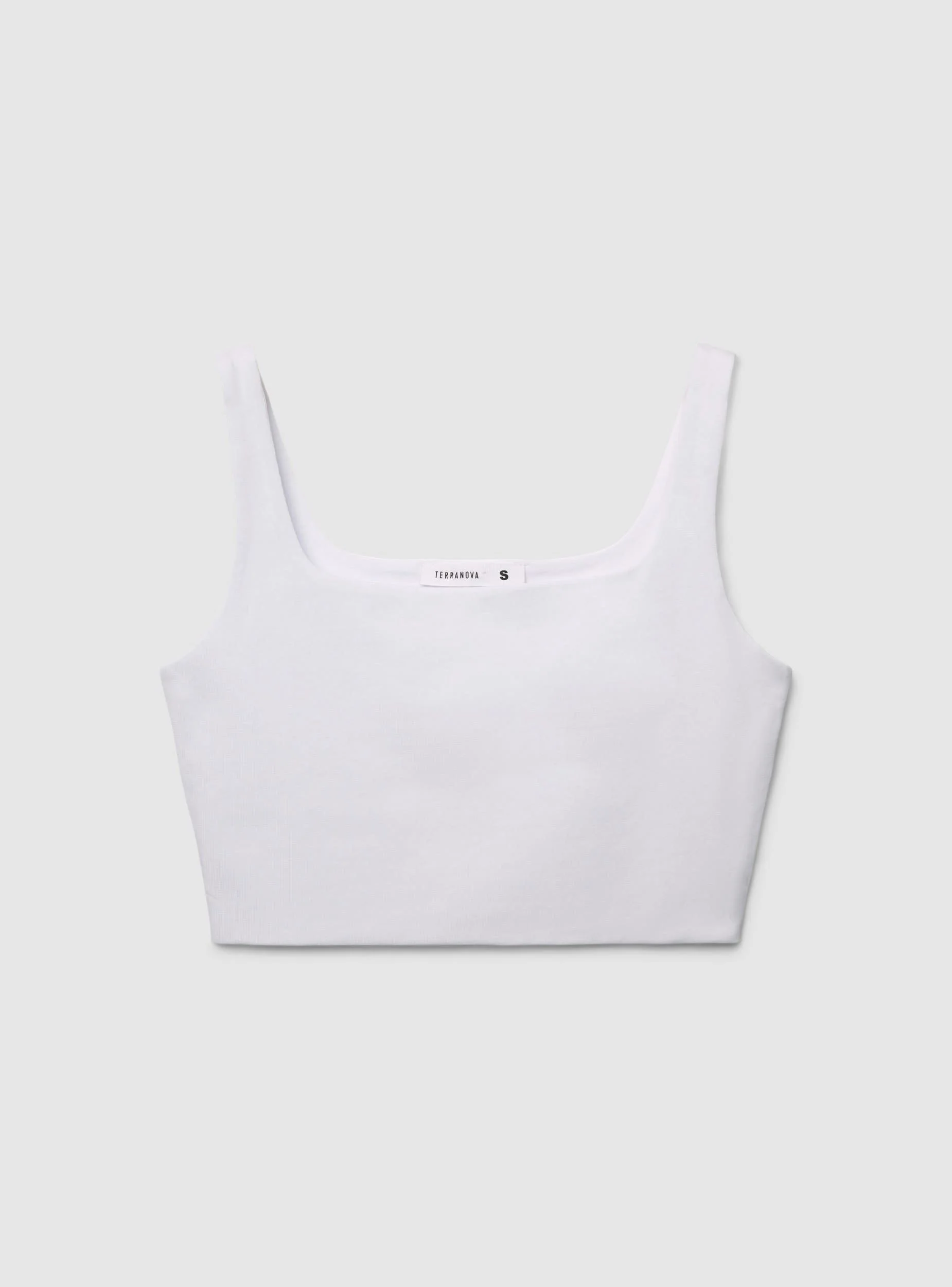 Bra top scollo quadrato tinta unita - Image 5