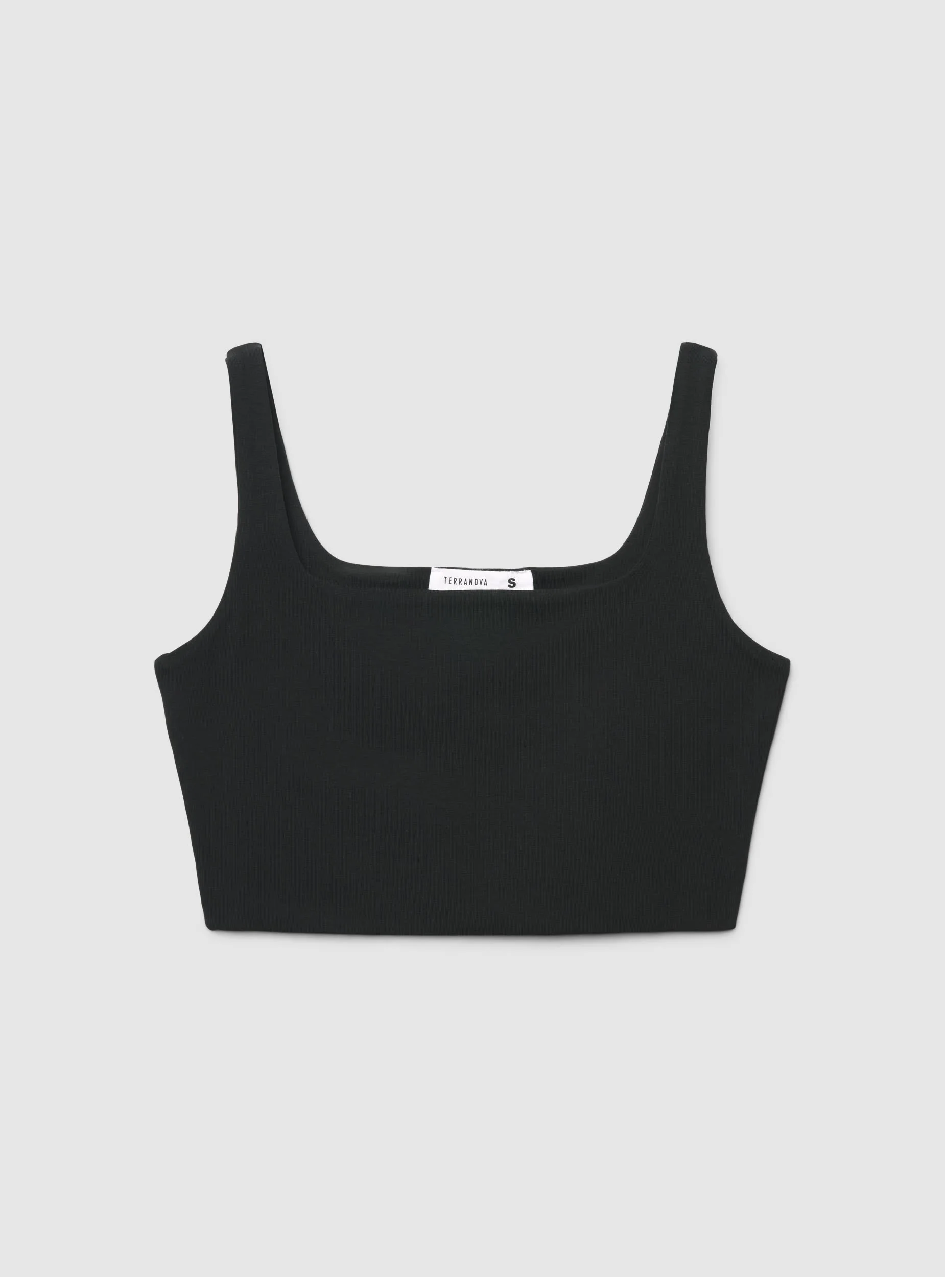 Bra top scollo quadrato tinta unita - Image 5