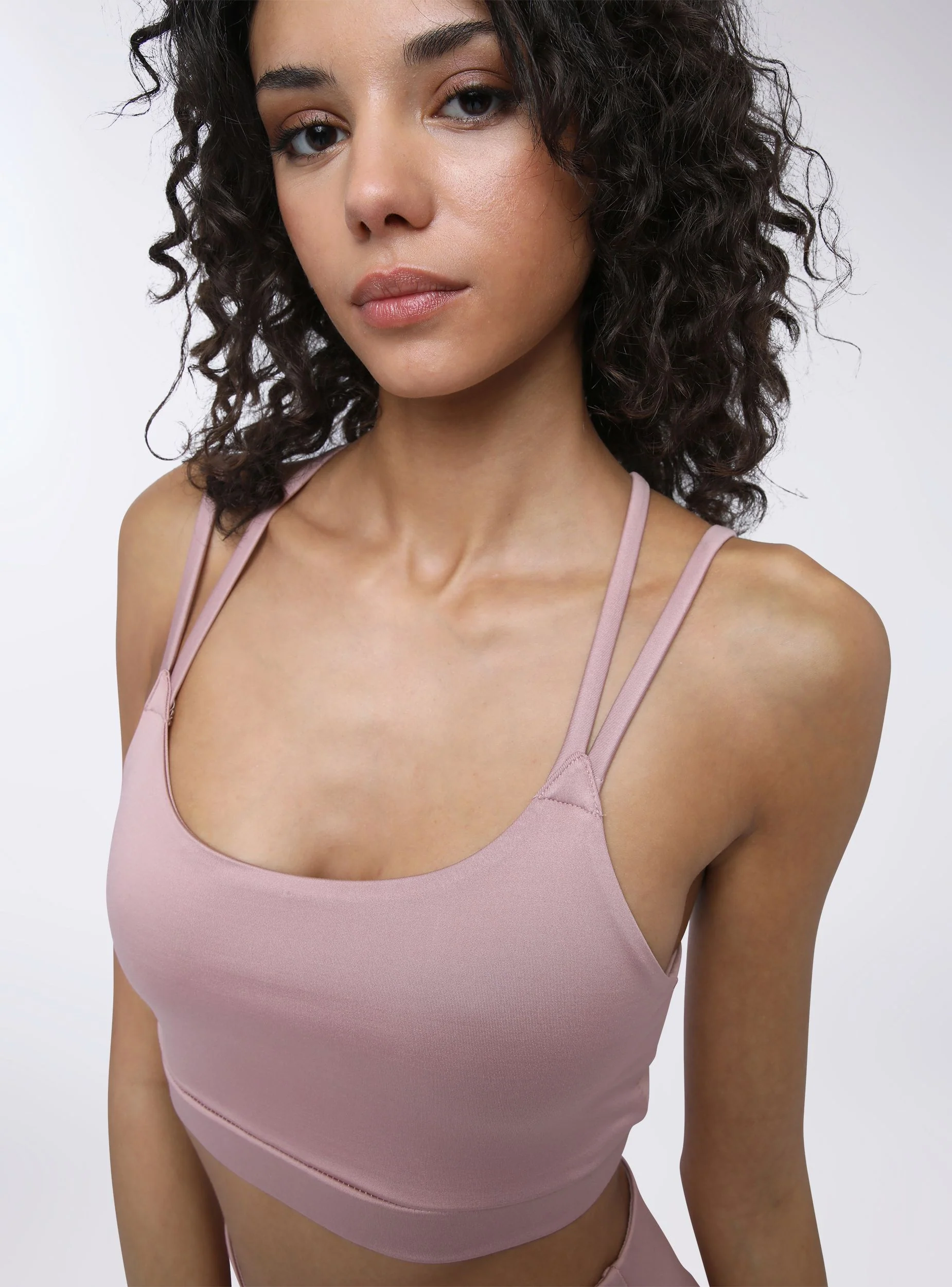 Bra top sportivo multifunzionale tinta unita - Image 3