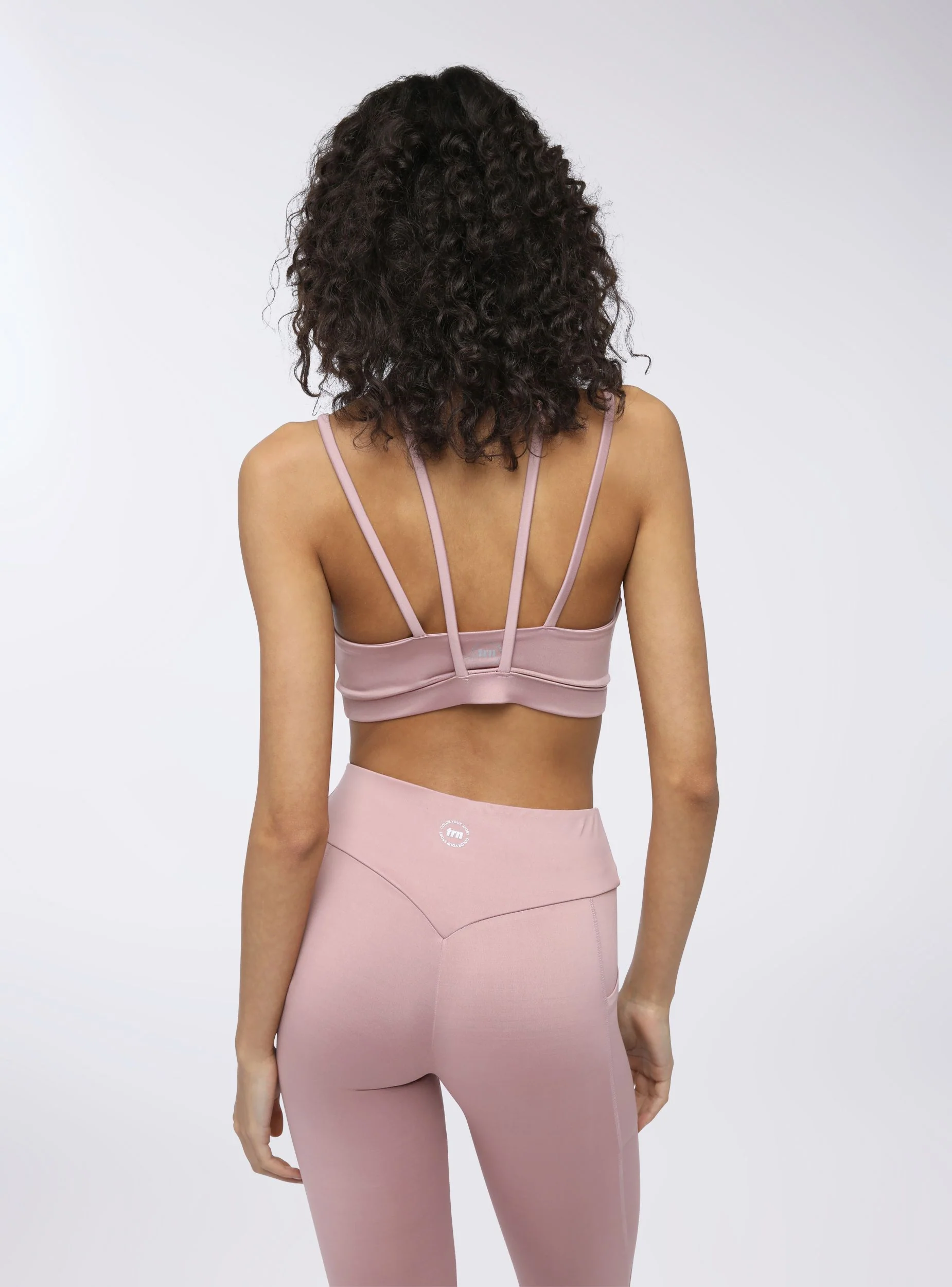 Bra top sportivo multifunzionale tinta unita - Image 4