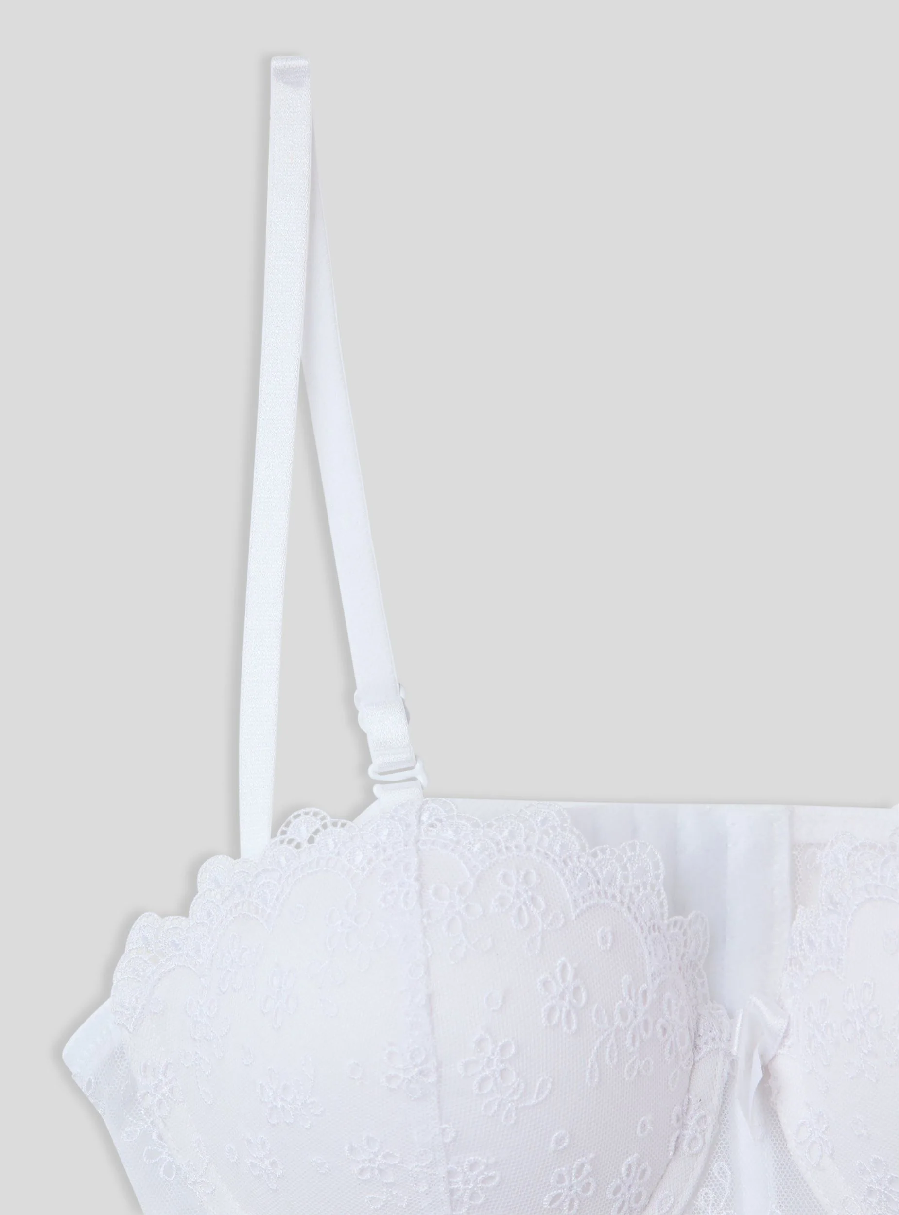 Bustier in pizzo effetto sangallo multifunzionale - Image 5